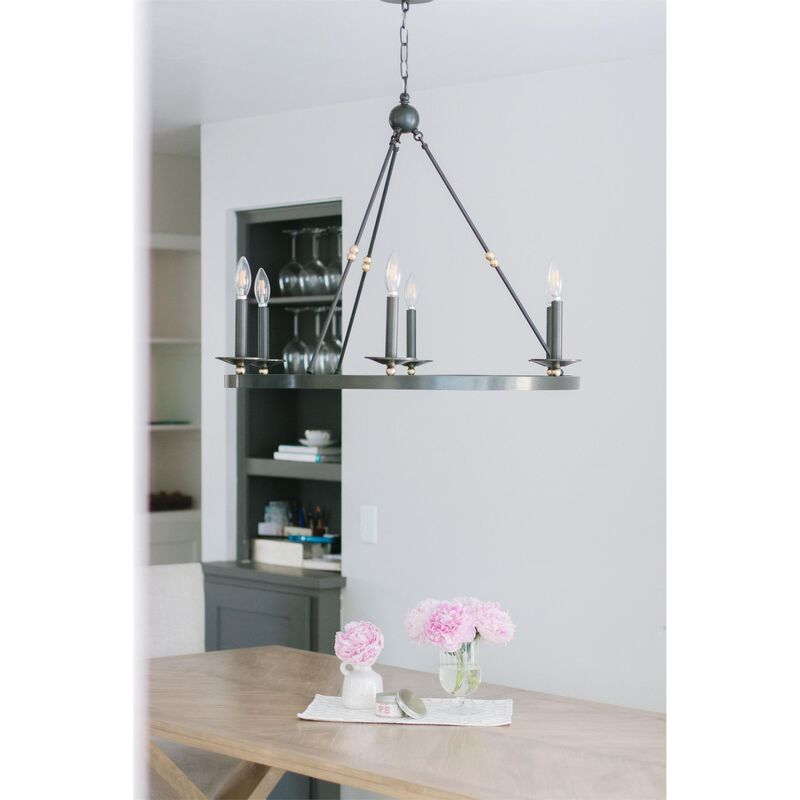 Allendale 36 Inch Chandelier by Hudson Valley Lighting