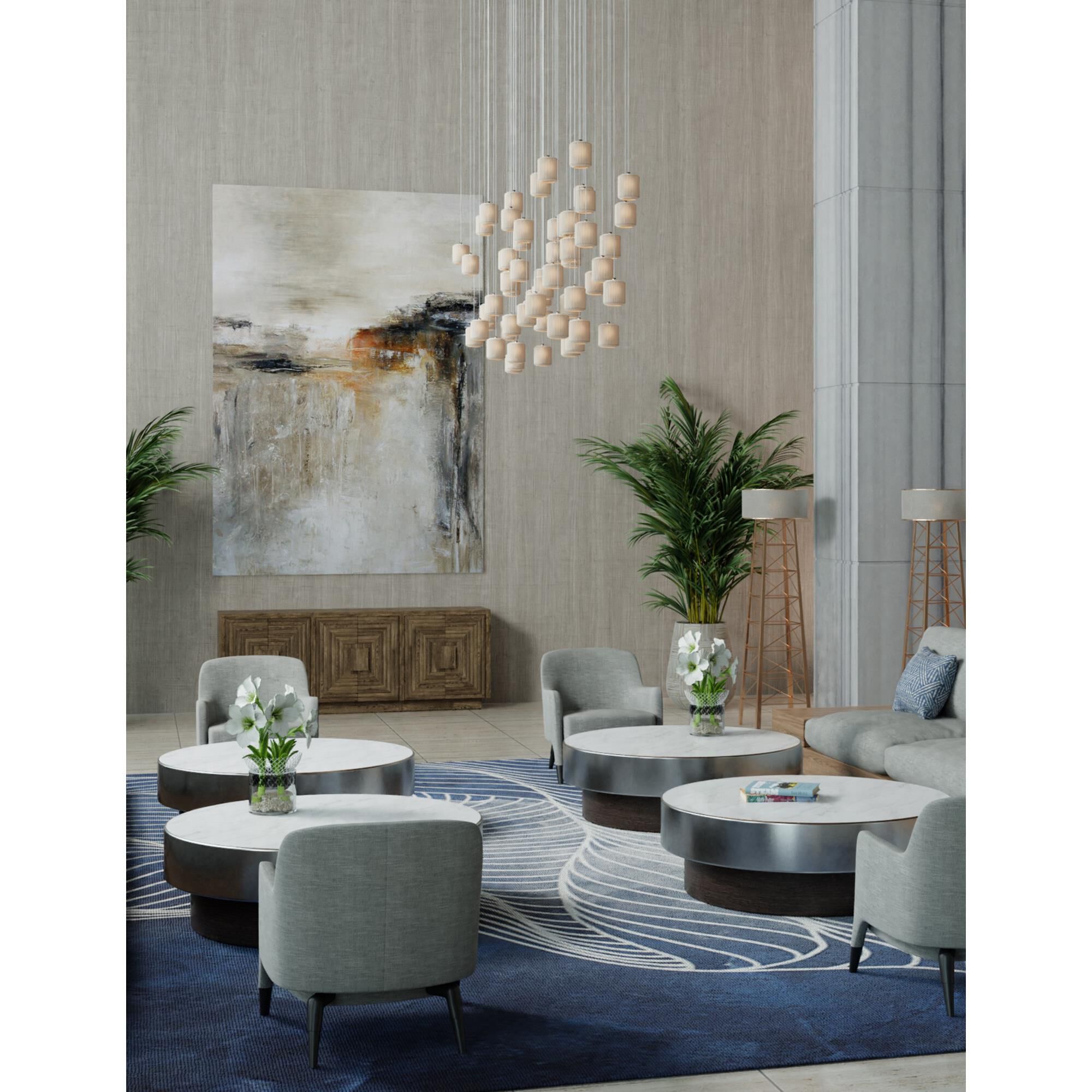 Dove 54 Inch 30 Light LED Multi Light Pendant by Currey and Company