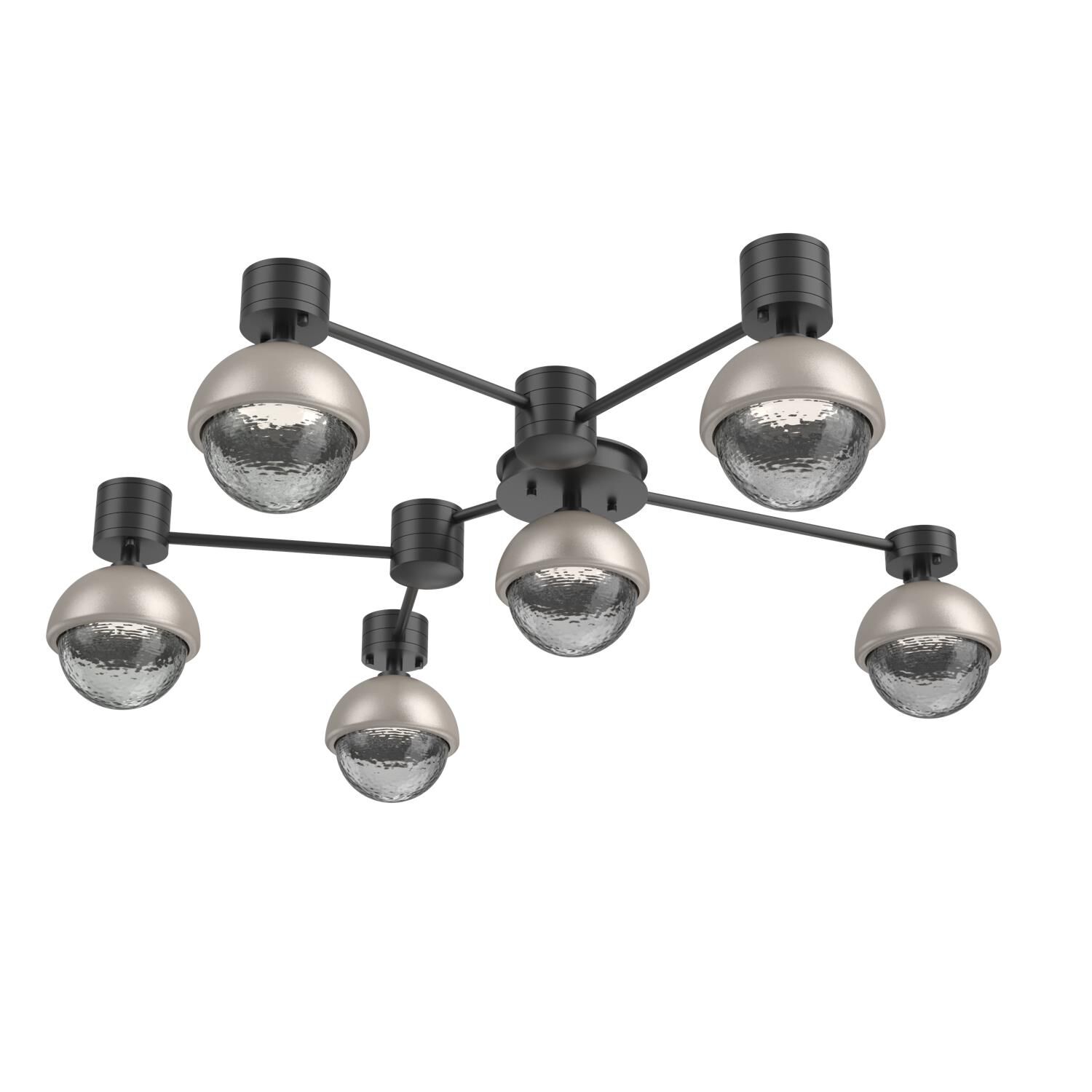 Levi Wilson Cabochon 42 Inch Flush Mount by Hammerton Studio