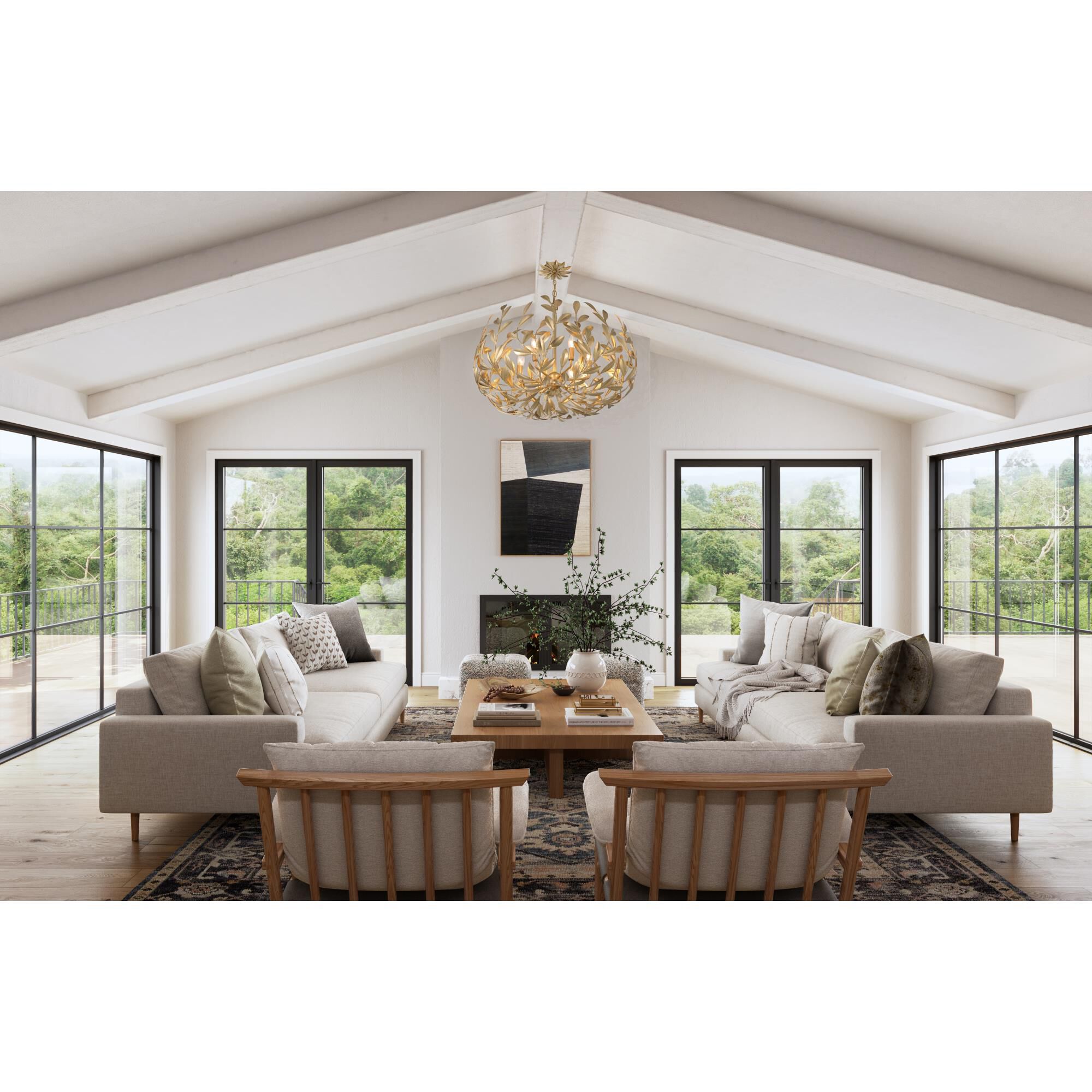 Broche 27 Inch Chandelier Capitol Lighting