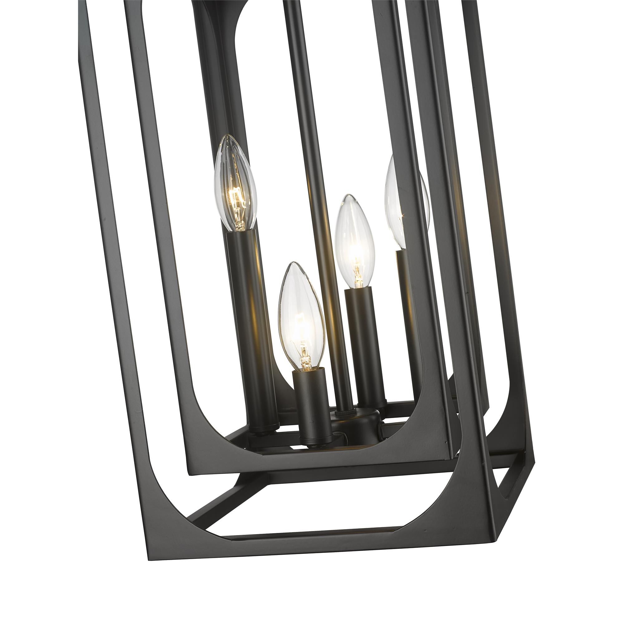 Shown in Matte Black finish and Steel shade