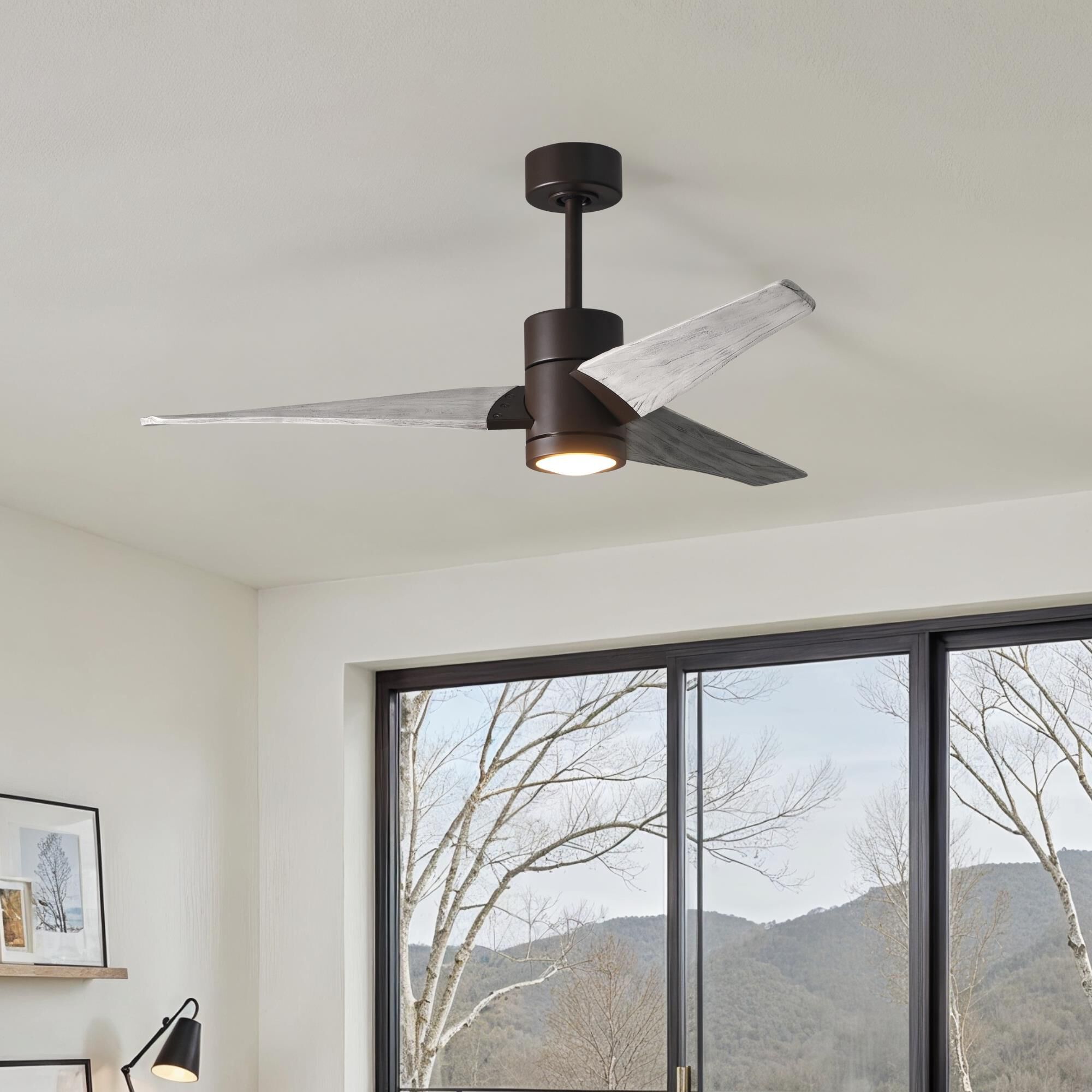 Super Janet 52 Inch Ceiling Fan with Light Kit by Matthews Fan Company