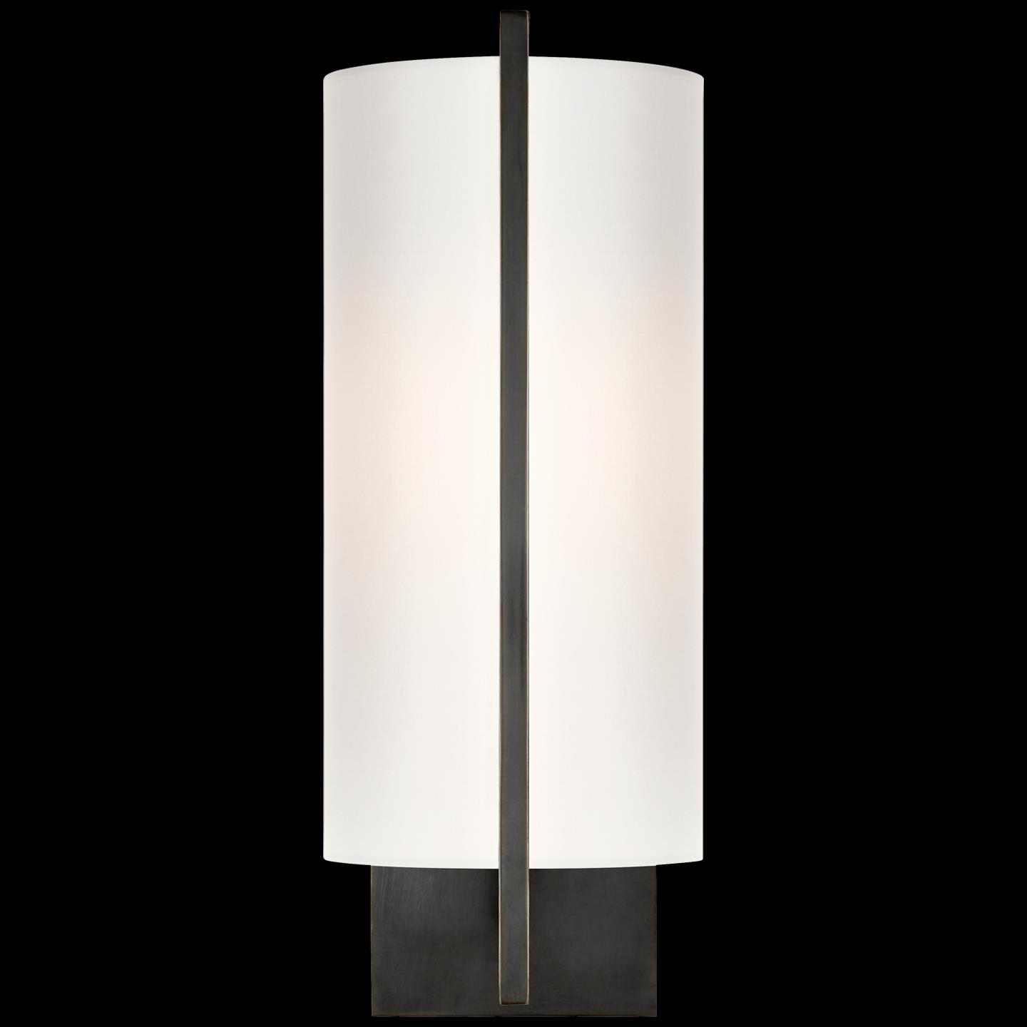 Shown in Bronze finish and Silk shade