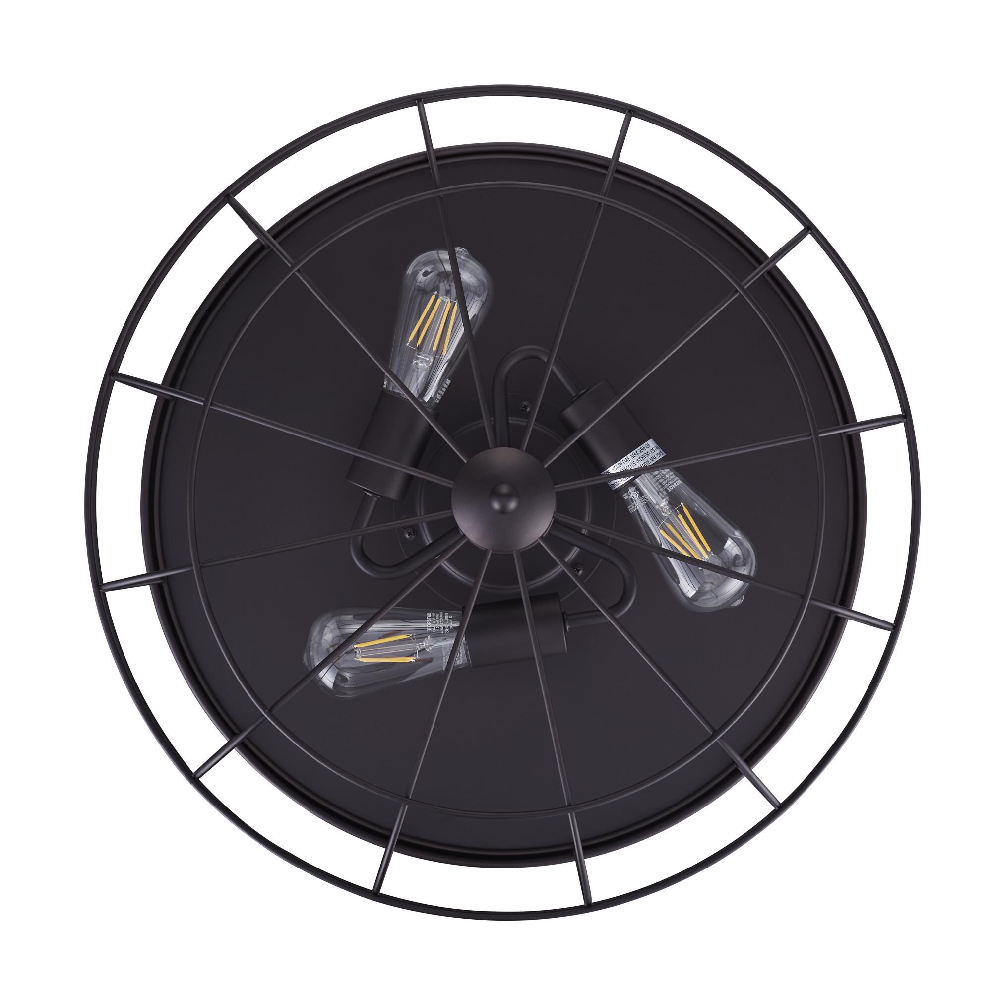 Industri 48 Inch Ceiling Fan with Light Kit by Beacon Lighting