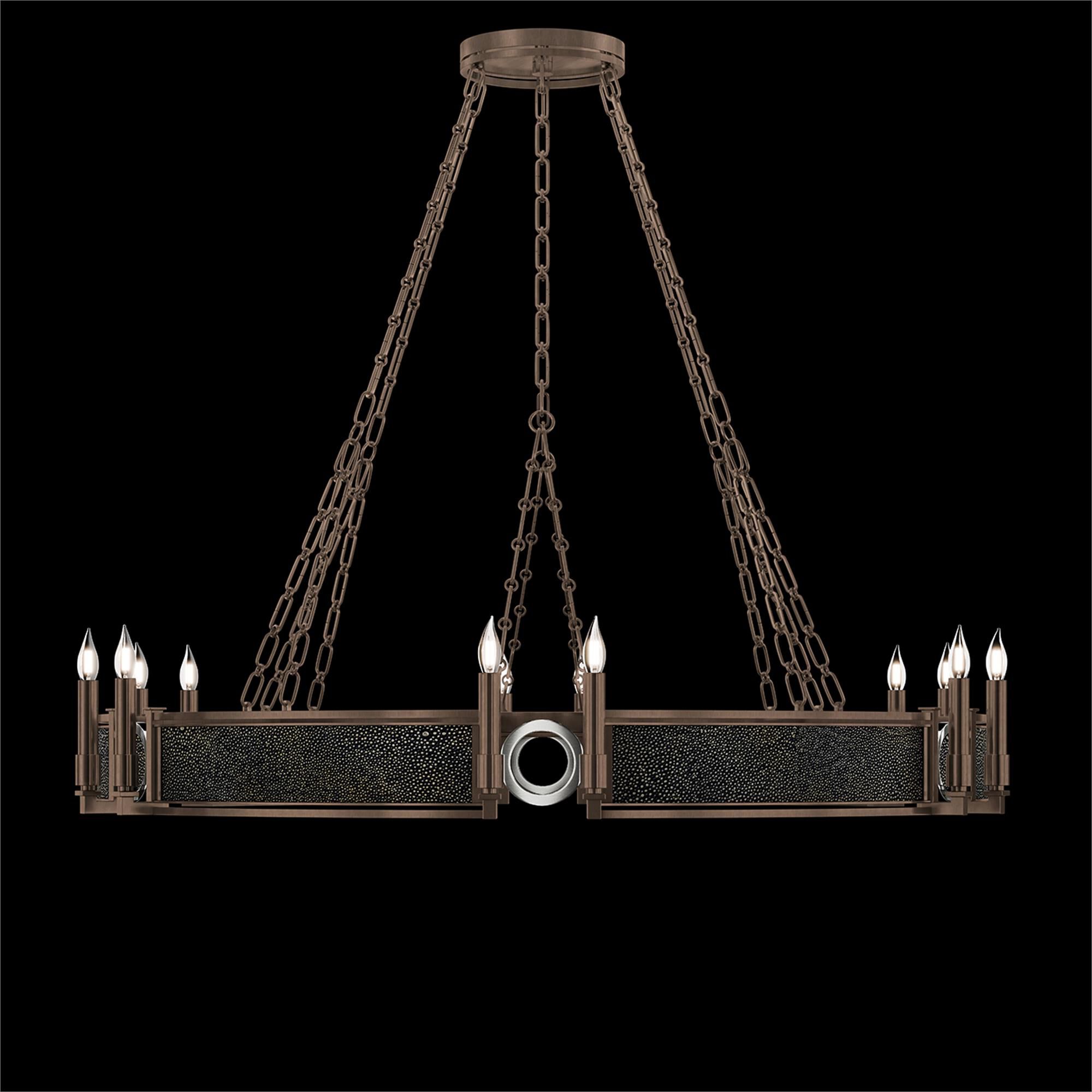 Shown in Bronze and Nickel  finish and Black Knight accent