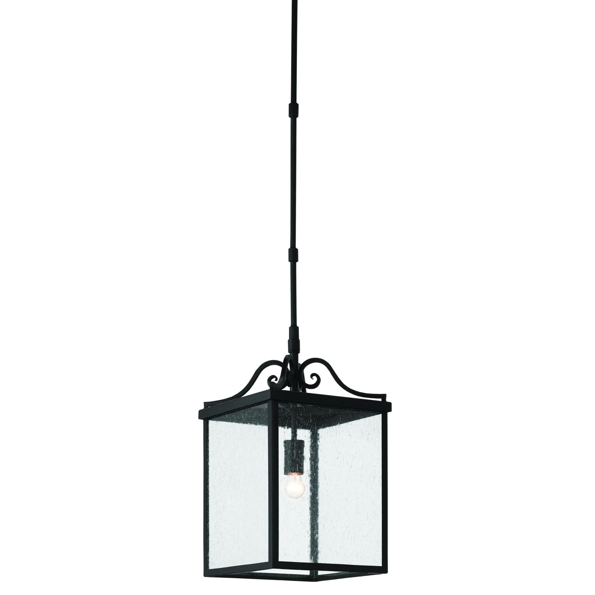 Giatti 24 Inch Tall 1 Light Outdoor Hanging Lantern by Currey and Company