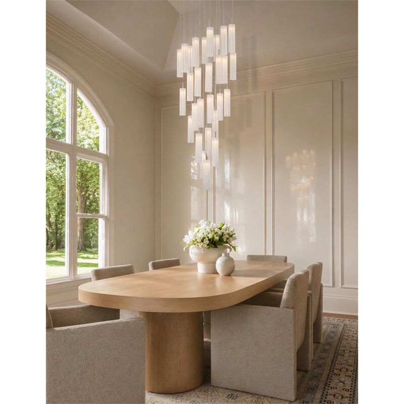 Addis 26 Inch Multi Light Pendant by Crystorama