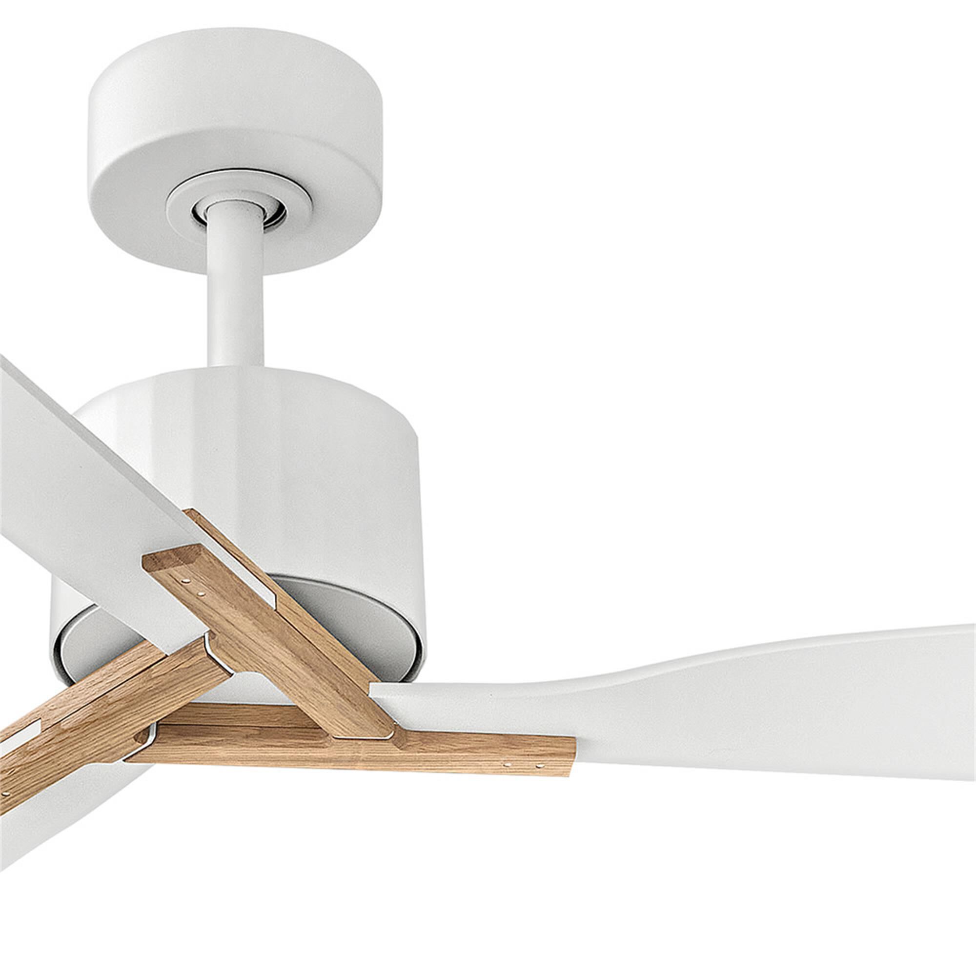 Shown in Matte White finish and White Polycarbonate glass and Natural accent