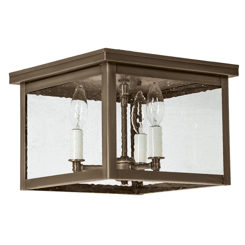 Williams 11 Inch 3 Light Outdoor Flush Mount by Northeast Lantern