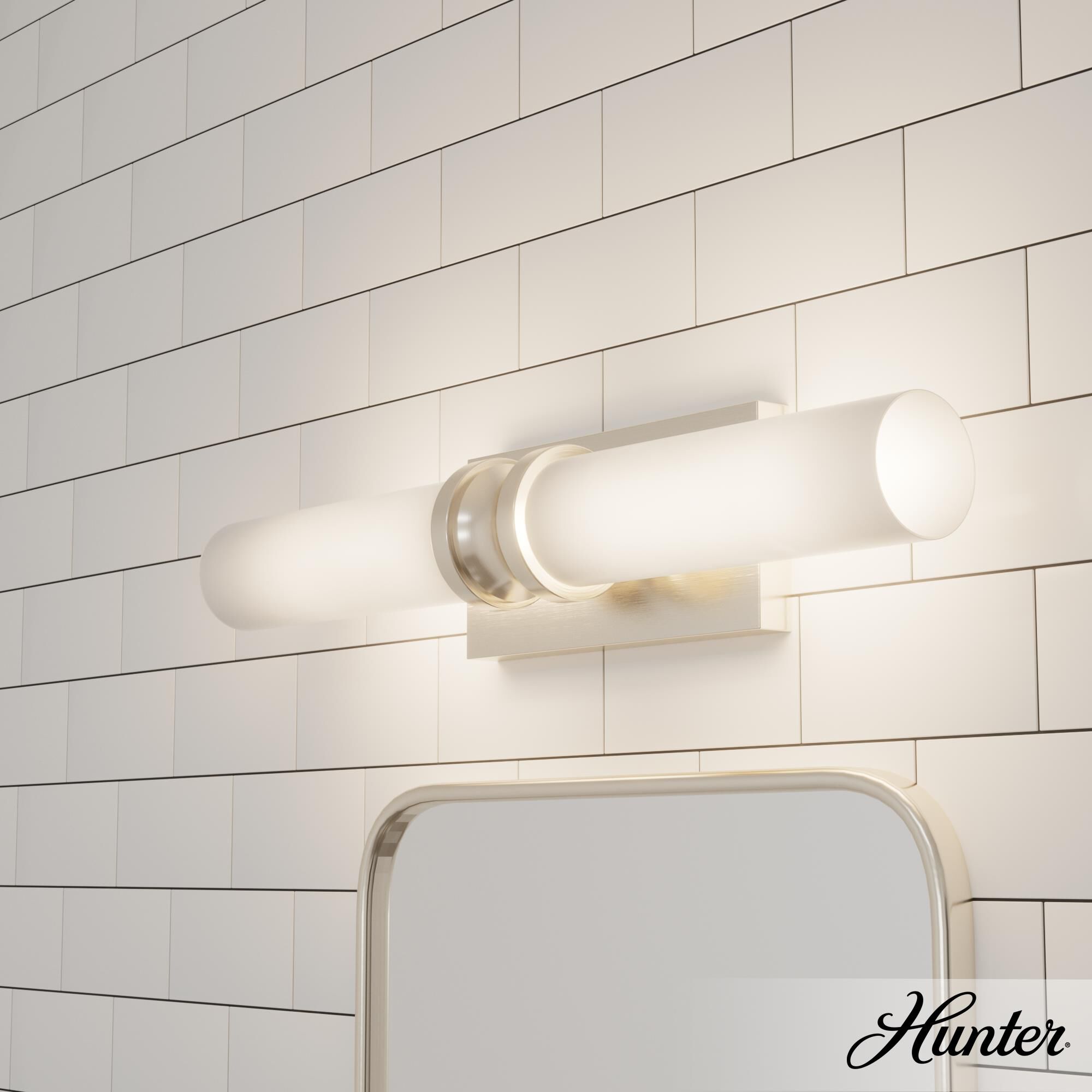 Lenlock 22 Inch 2 Light Bath Vanity Light by Hunter Fan