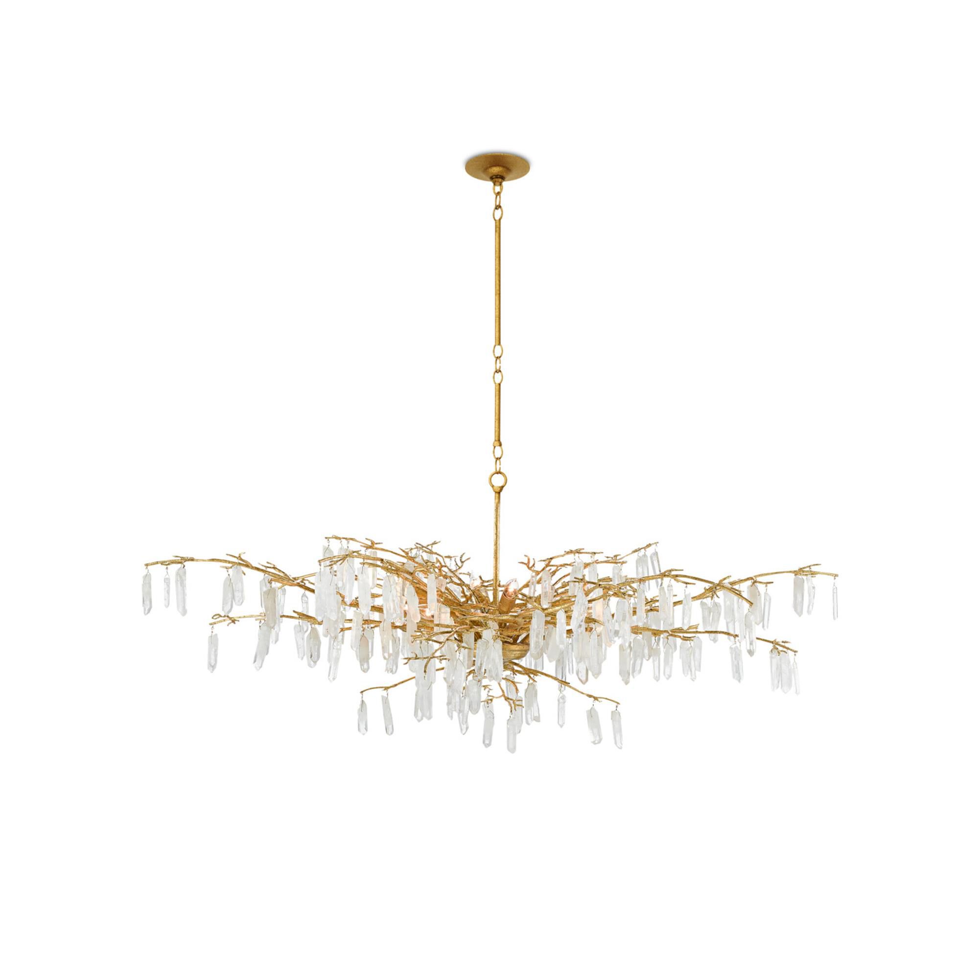 Aviva Stanoff Forest Dawn 8 Light Chandelier,