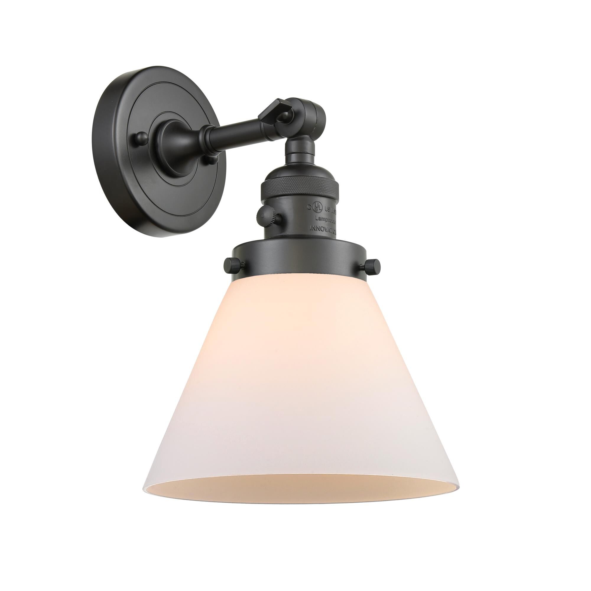 Bruno Marashlian Large Cone 10 Inch Wall Sconce,