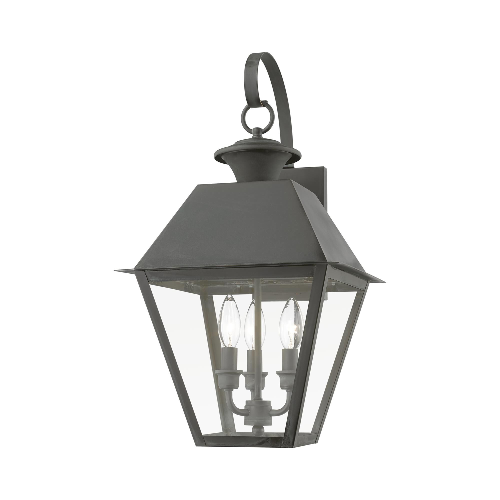 Wentworth 22 Inch Tall 3 Light Outdoor Hanging Lantern by Livex Lighting