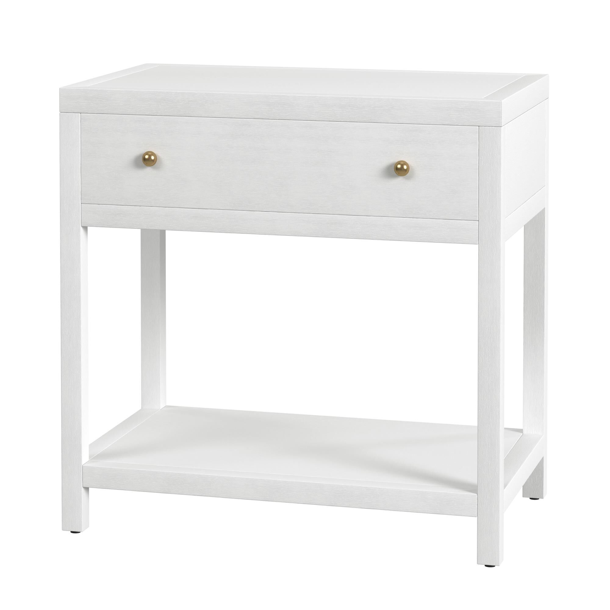 Shown in White finish