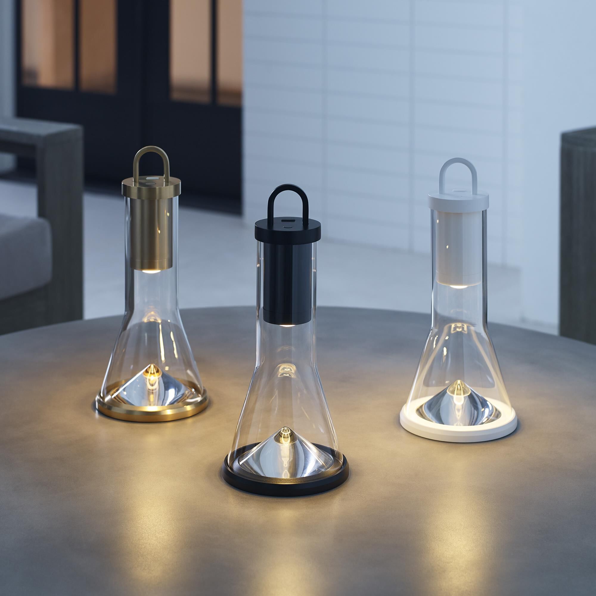 Sean Lavin Kandella 14 Inch Rechargeable Cordless Lamp by Visual Comfort Modern Collection