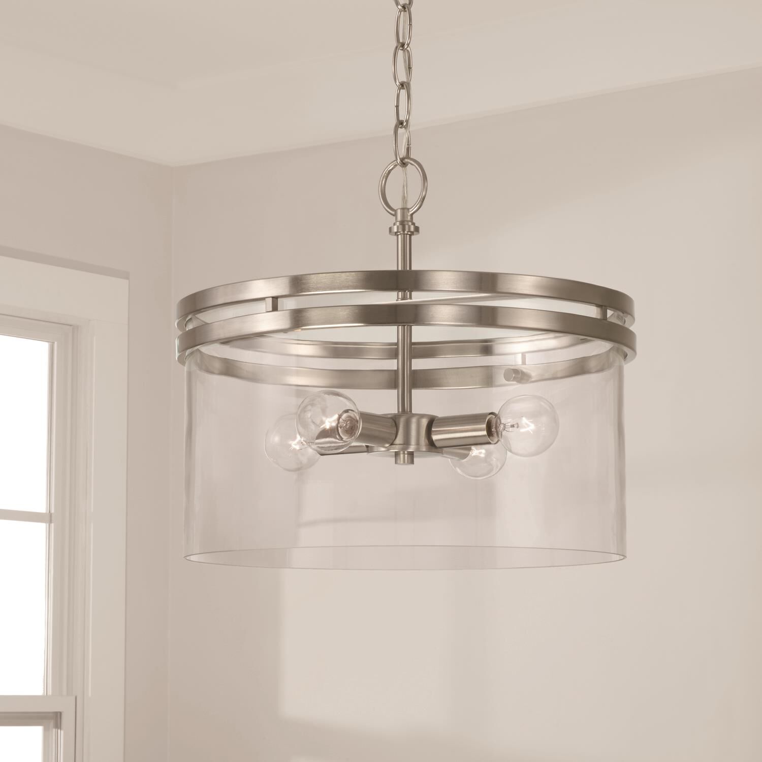 Fuller 14 Inch 4 Light Semi Flush Mount by Homeplace by Capital Lighting Fixture Company
