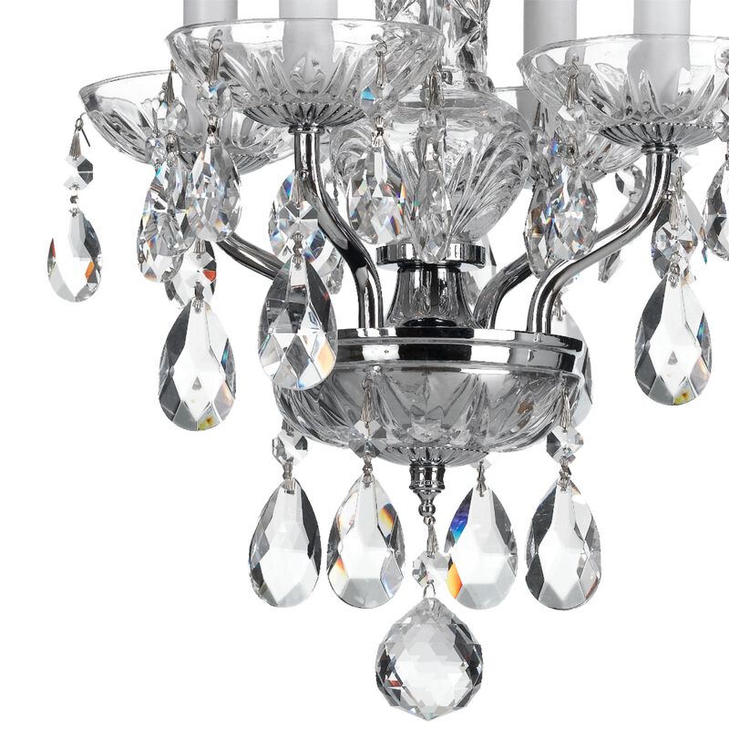 Traditional Crystal 11 Inch Chandelier by Crystorama