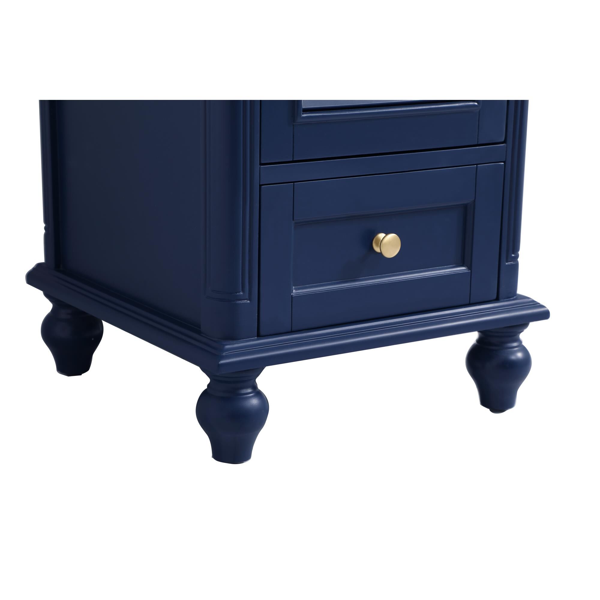 Shown in Blue finish