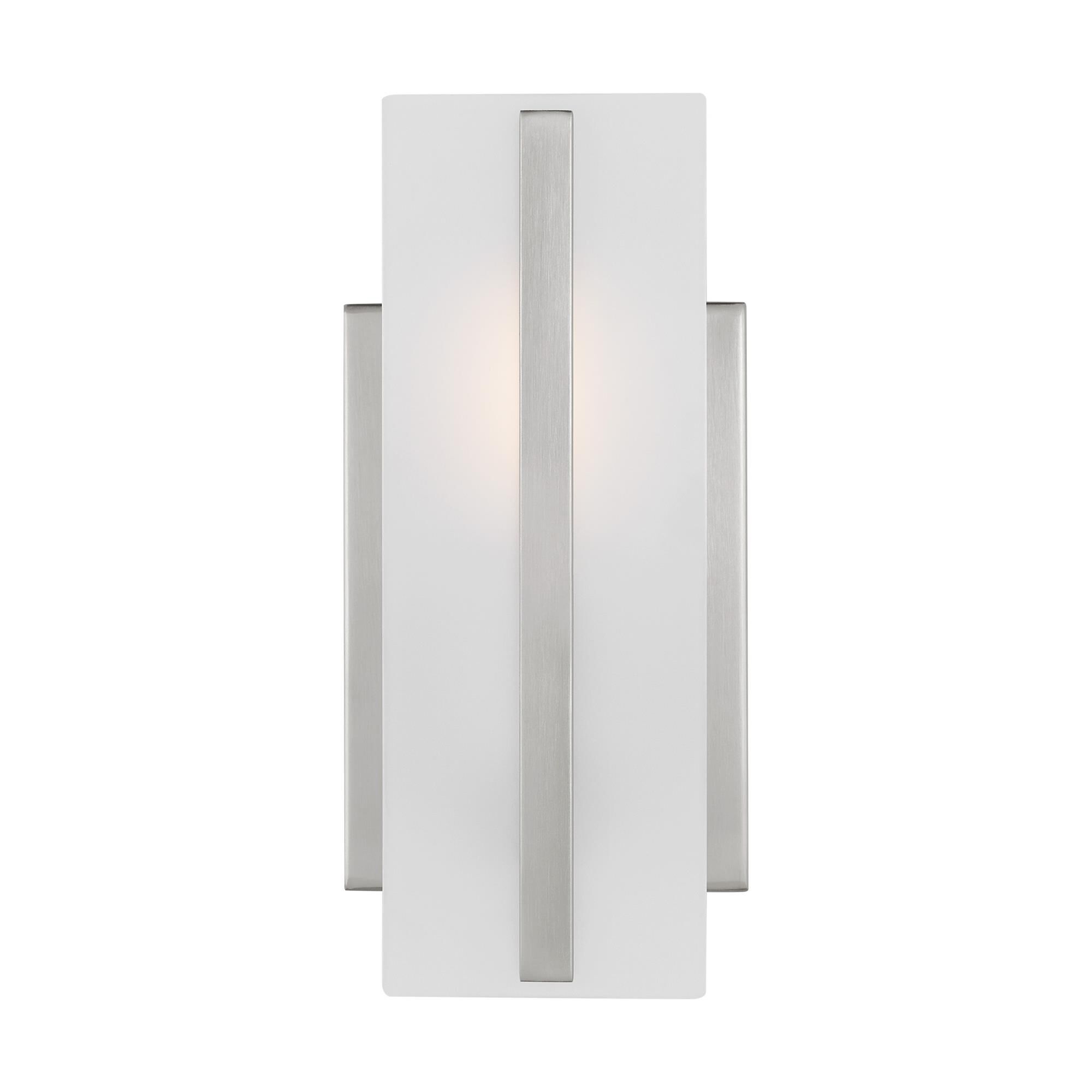Shown in Brushed Nickel Silver finish and Satin Etched glass and Satin Etched Glass shade