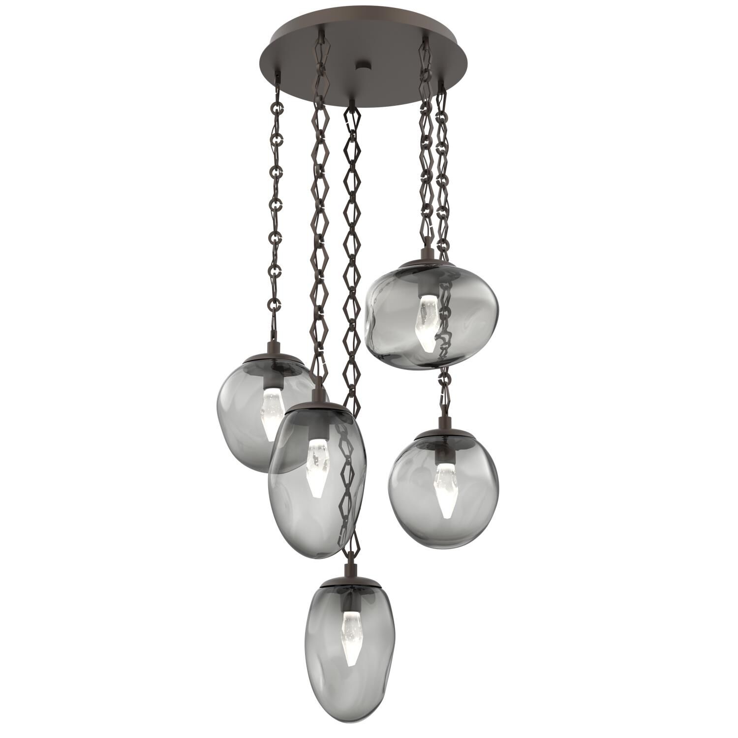 Levi Wilson Cosmos Led 24 Inch Multi Light Pendant by Hammerton Studio