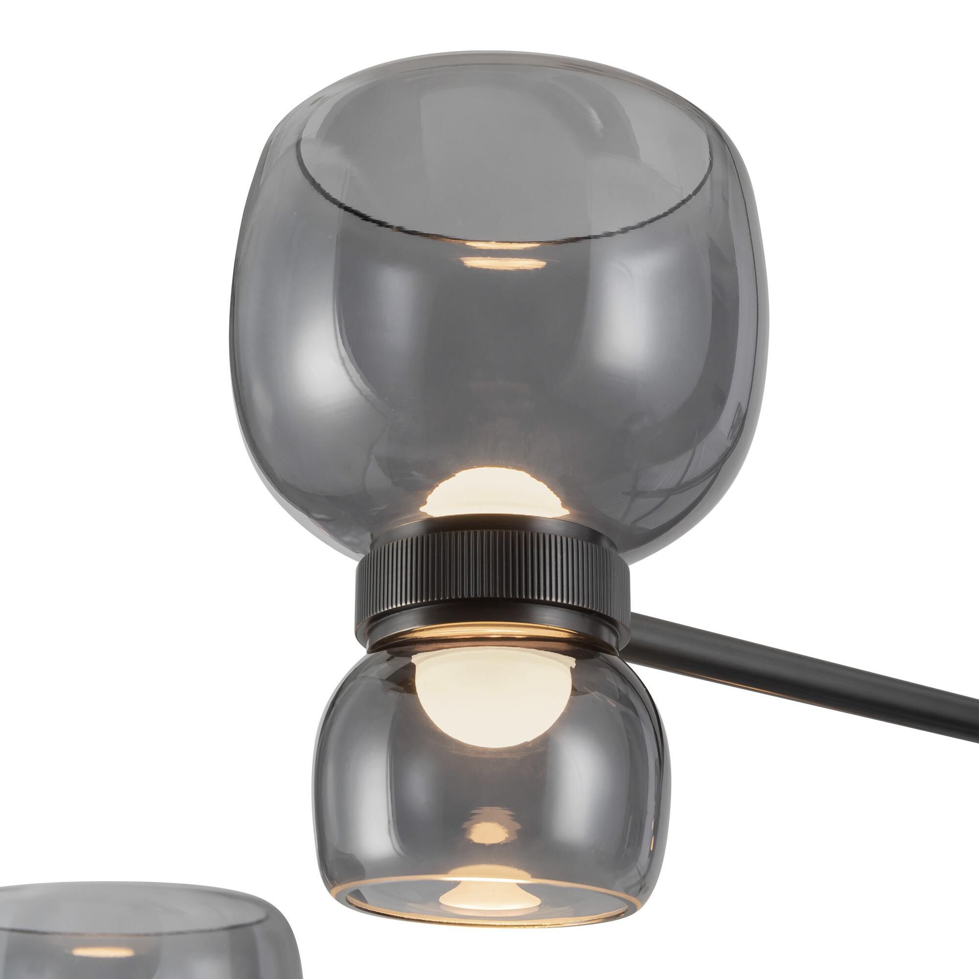 Shown in Urban Bronze finish and Smoked glass