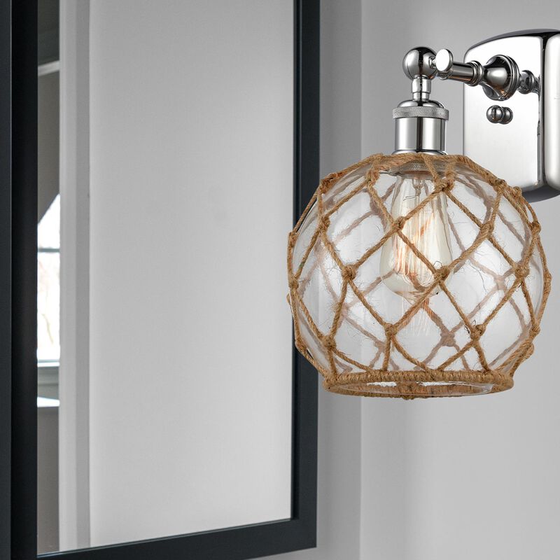 Bruno Marashlian Farmhouse Rope 13 Inch Wall Sconce by Innovations Lighting