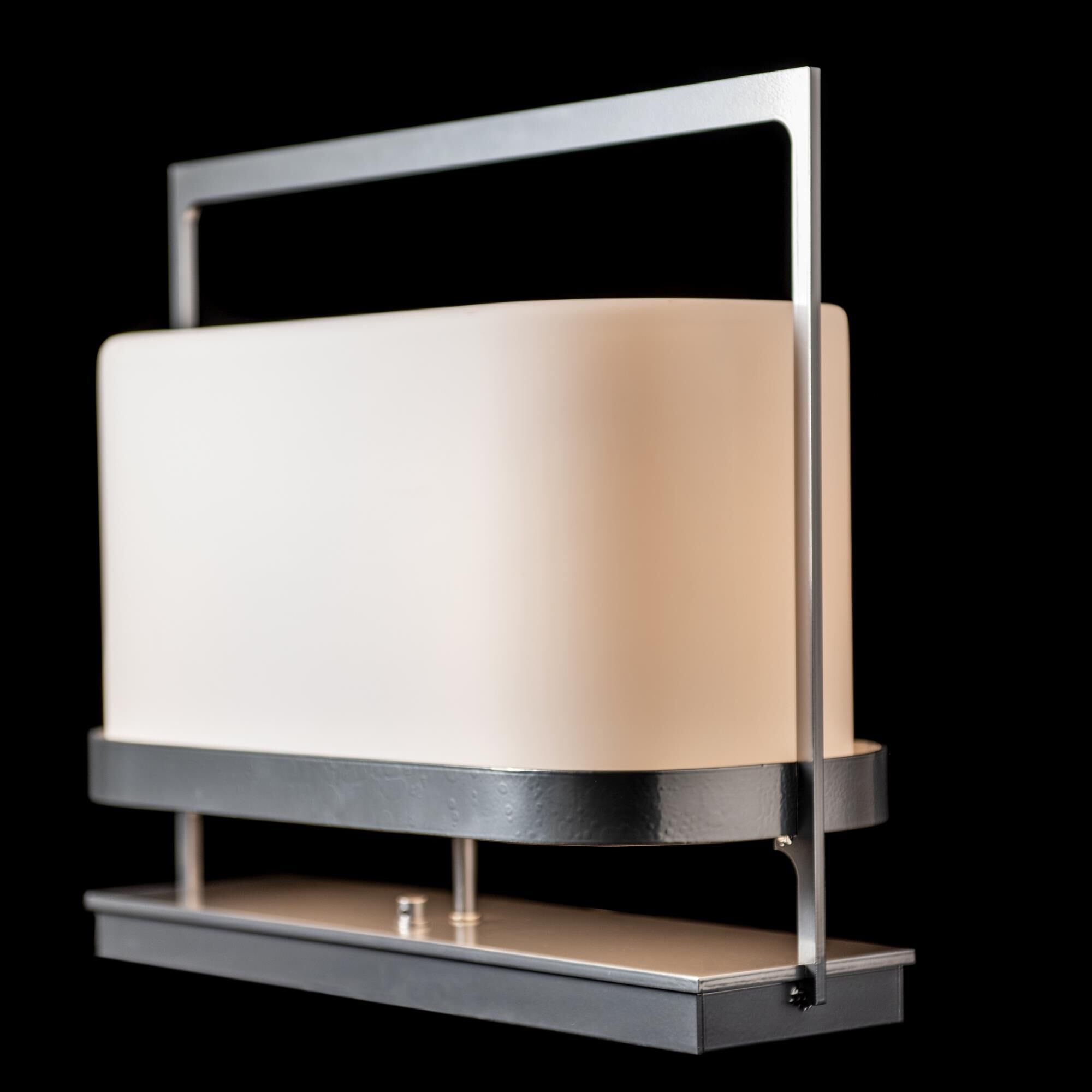 Shown in Sterling finish and Opal glass