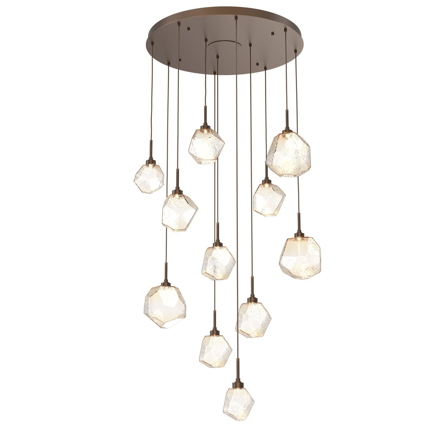 Gem 35 Inch 11 Light LED Multi Light Pendant by Hammerton Studio