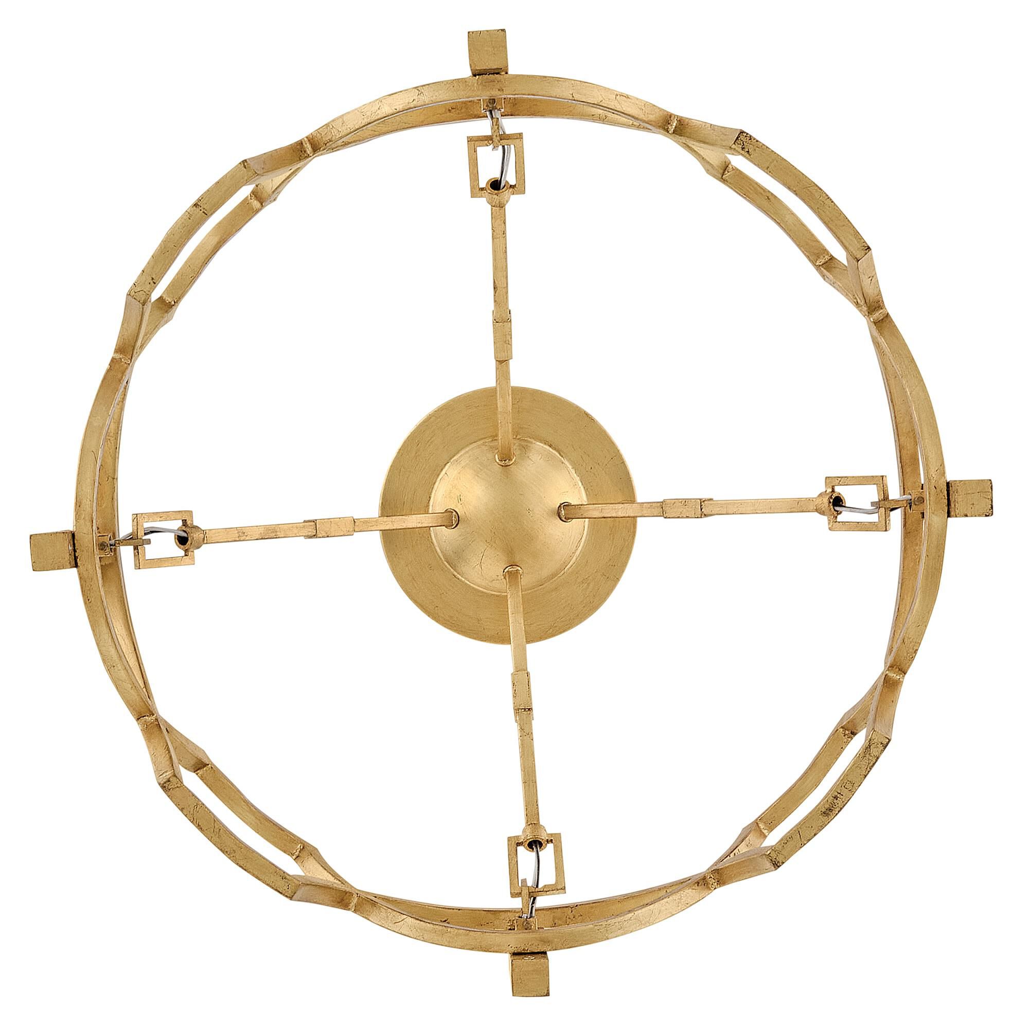 Leona 22 Inch 4 Light Semi Flush Mount,