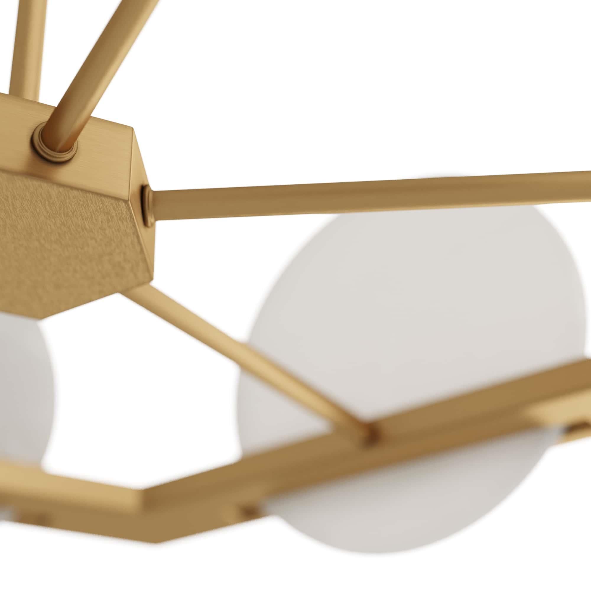 Savion 29 Inch 6 Light LED Chandelier by Arteriors Home