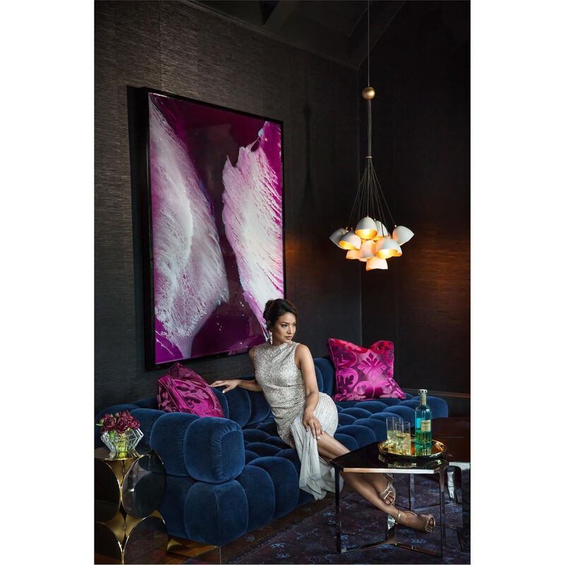 Nula 26 Inch 15 Light Multi Light Pendant by Hinkley