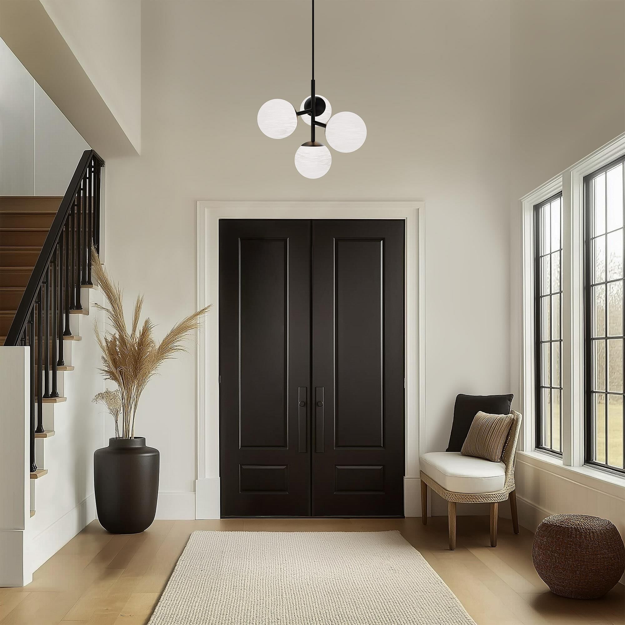 Shown in Black finish