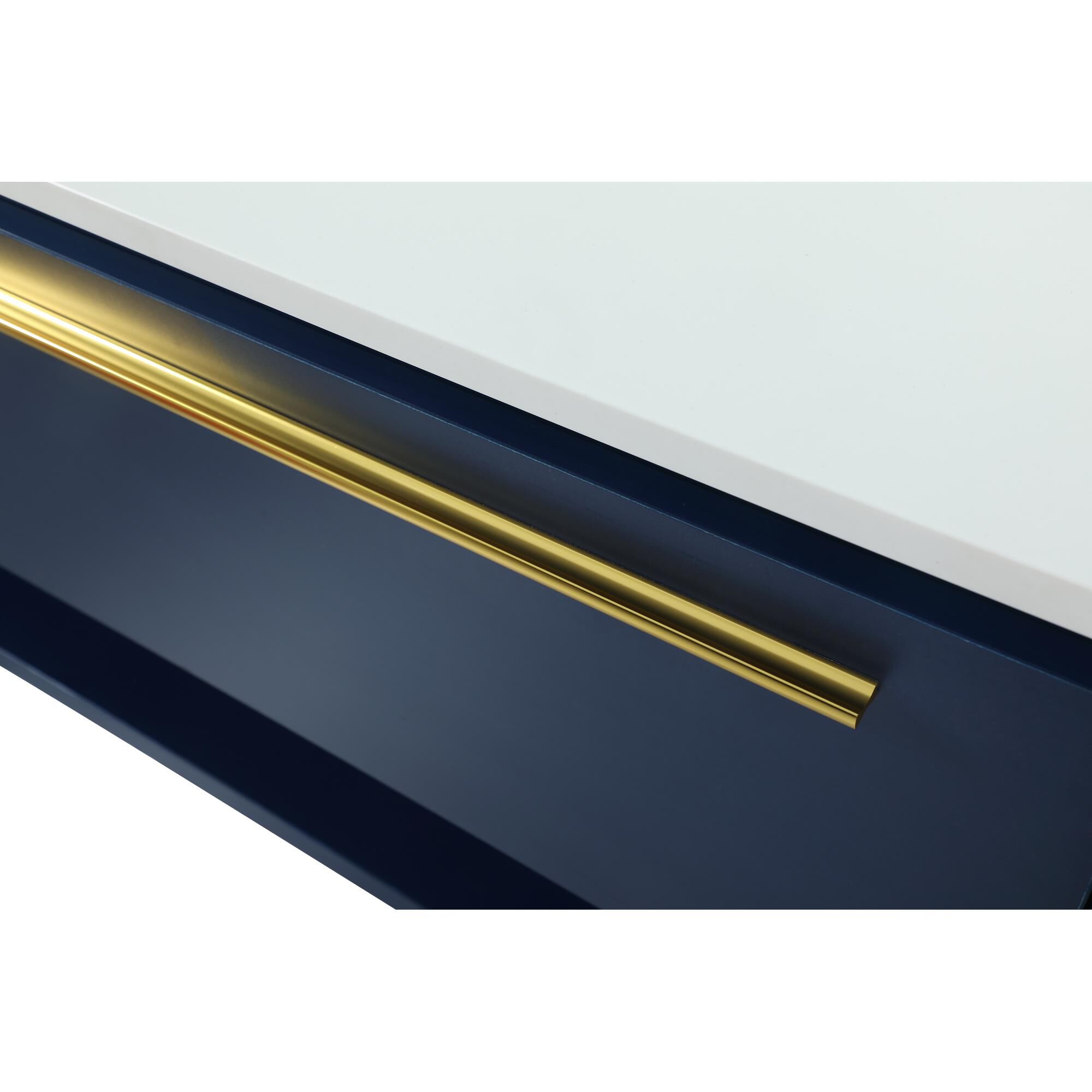 Shown in Blue finish