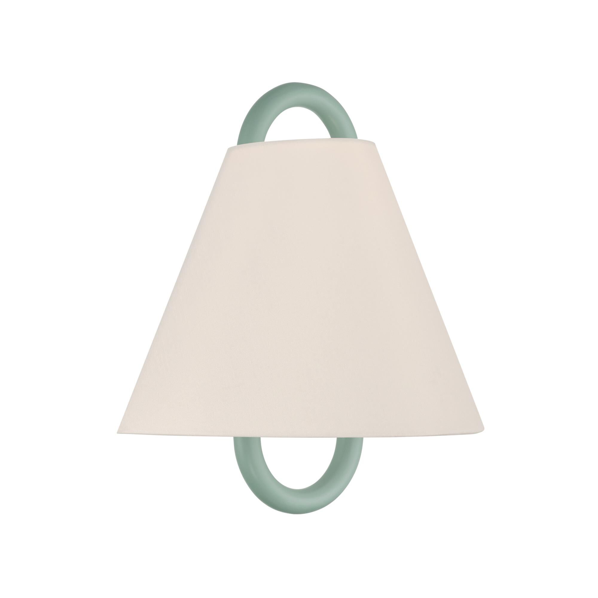 Shown in Vibrant Gold finish and Fabric glass and Fabric shade