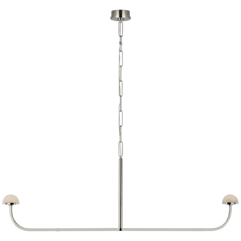 Kelly Wearstler Pedra 56 Inch 2 Light LED Linear Suspension Light by Visual Comfort Signature Collection
