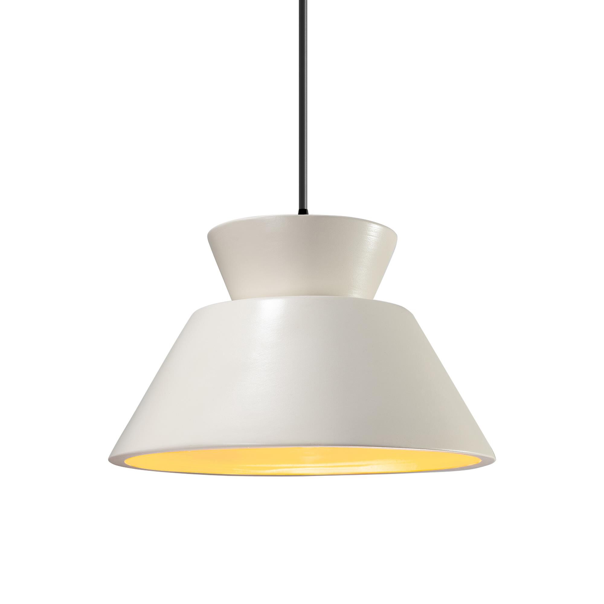 Trapezoid 11 Inch Mini Pendant by Justice Design Group