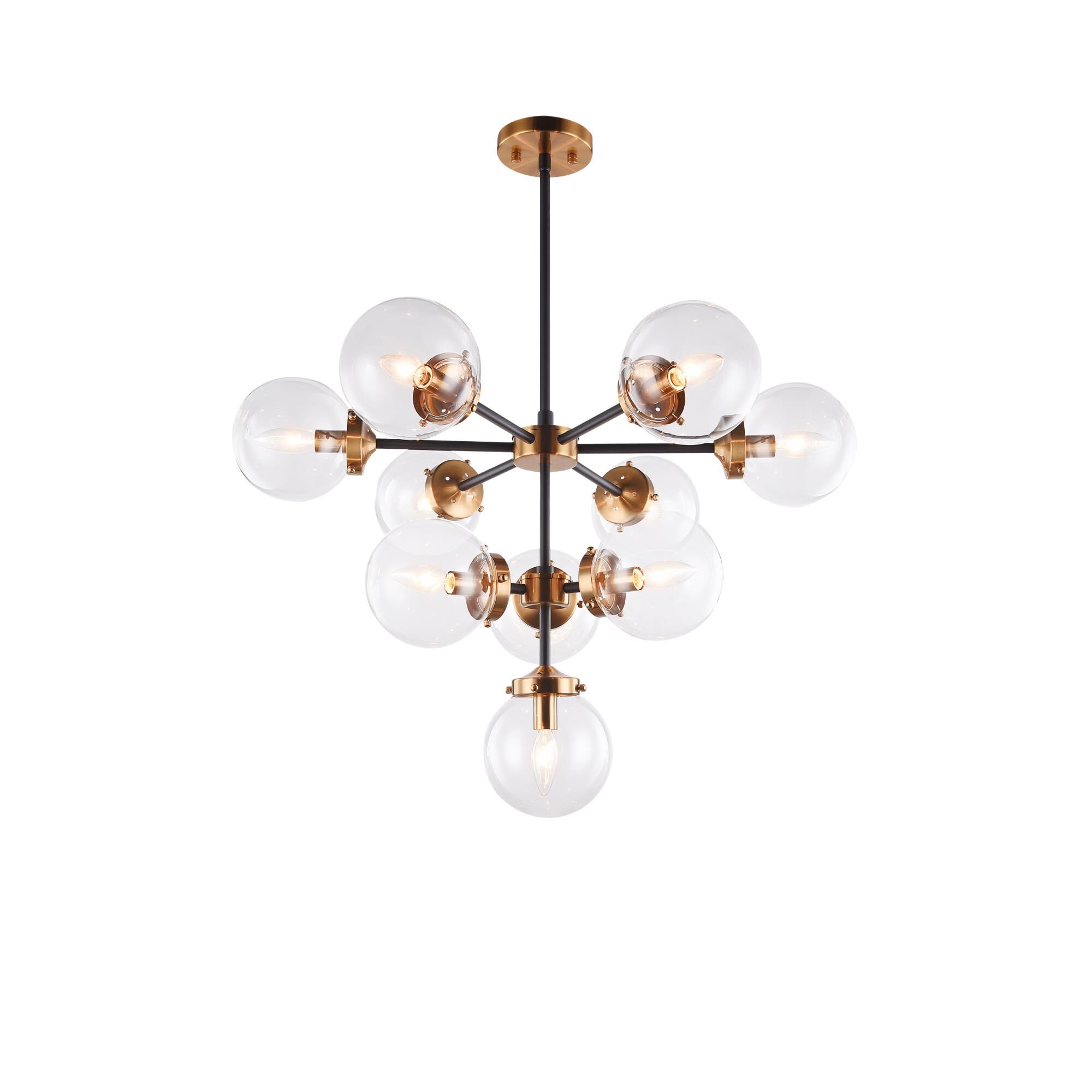 Maru 10 Light Chandelier by Matteo Lighting