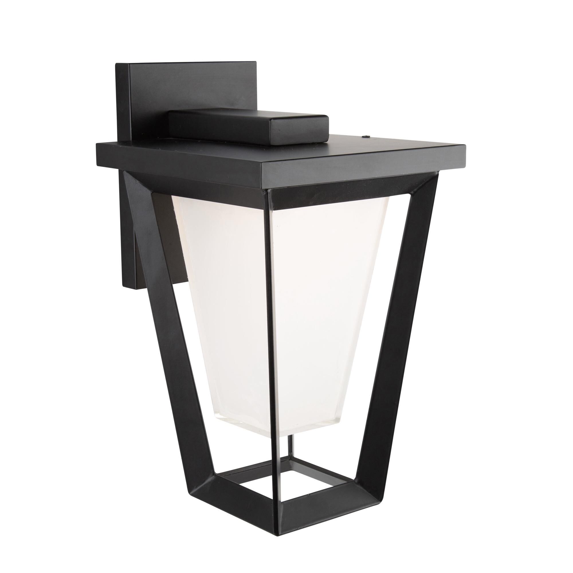 Shown in Black finish and Frosted glass