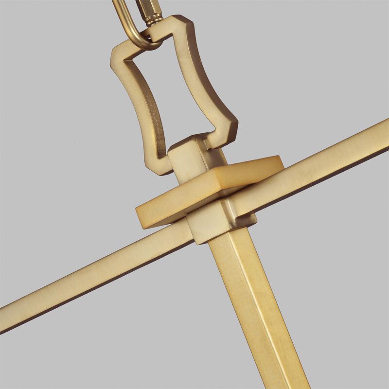 Chapman & Myers Southold 48 Inch 6 Light Linear Suspension Light by Visual Comfort Studio Collection