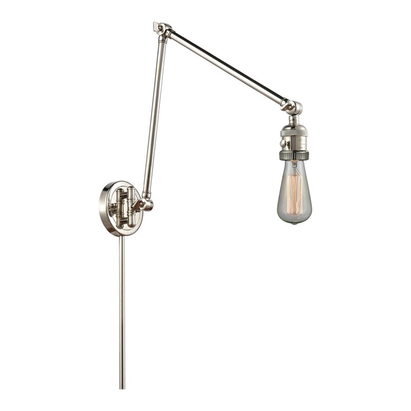 Bruno Marashlian Bare Bulb Wall Swing Lamp by Innovations Lighting