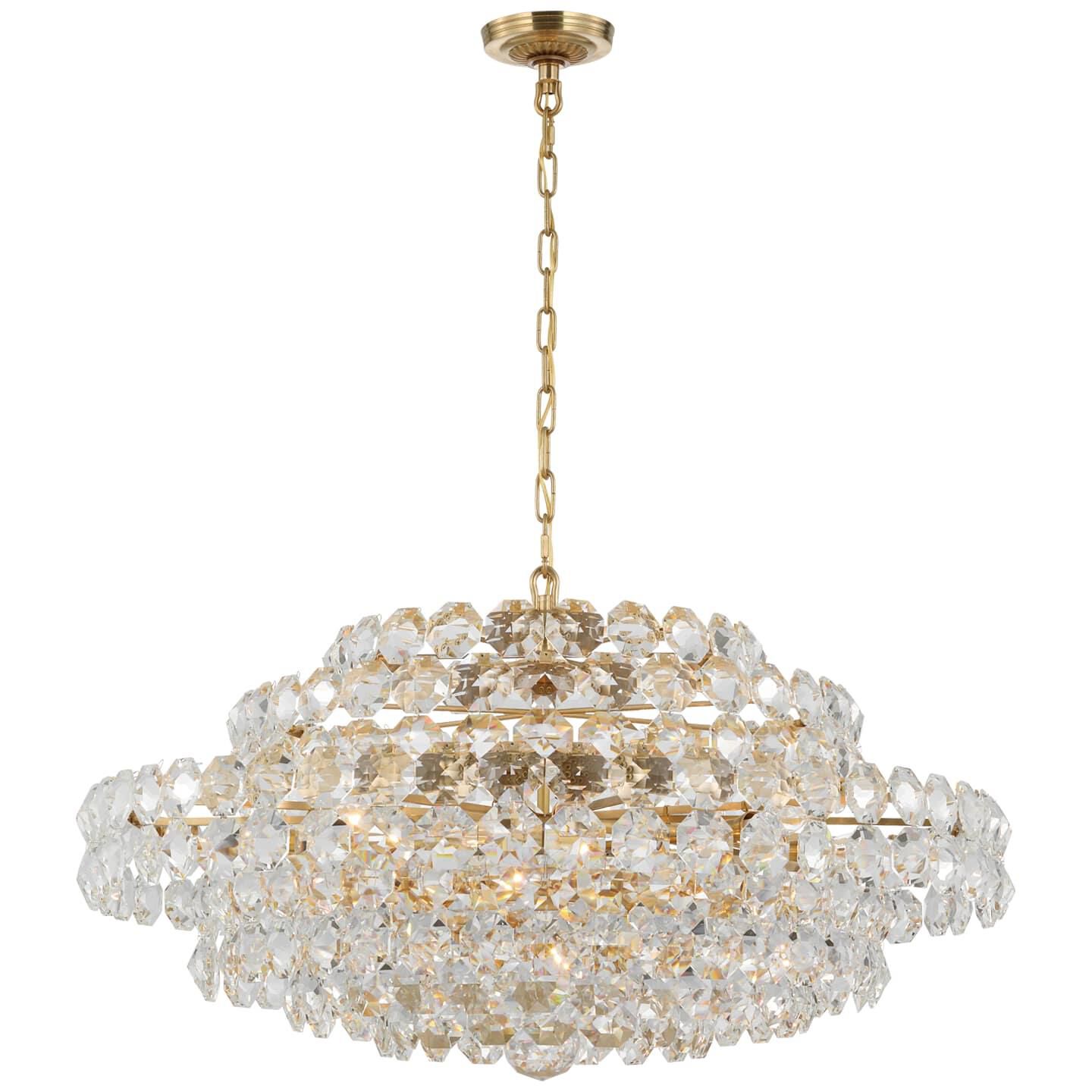 AERIN Sanger 36 Inch 18 Light Chandelier by Visual Comfort Signature Collection