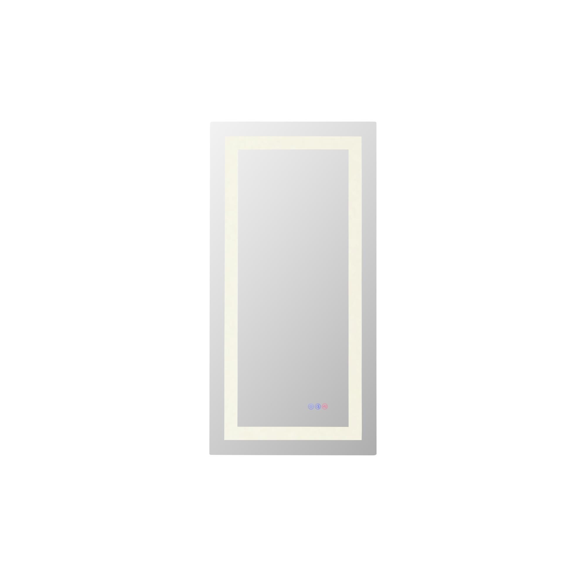 Riven 60 Inch LED Lighted Mirror by Elegant Dcor