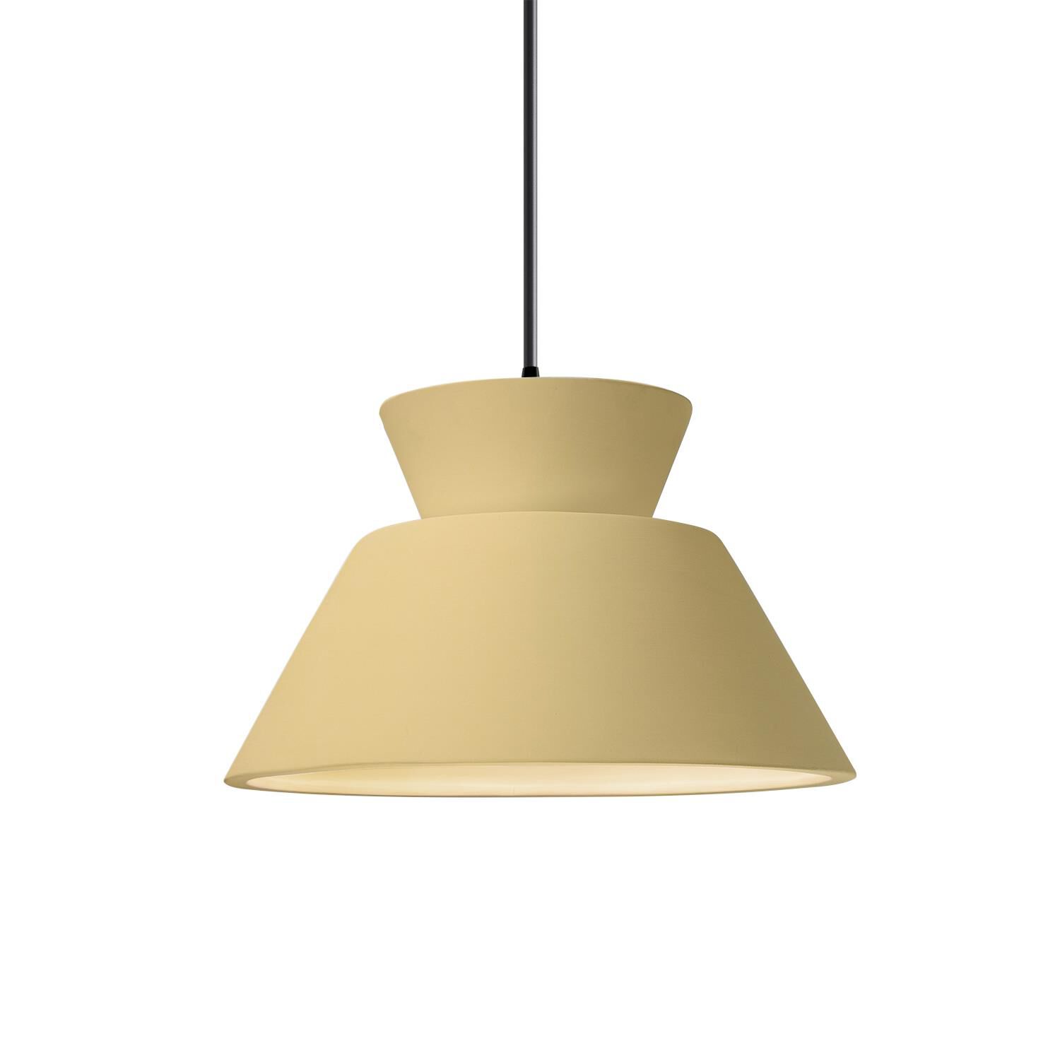 Trapezoid 11 Inch Mini Pendant by Justice Design Group