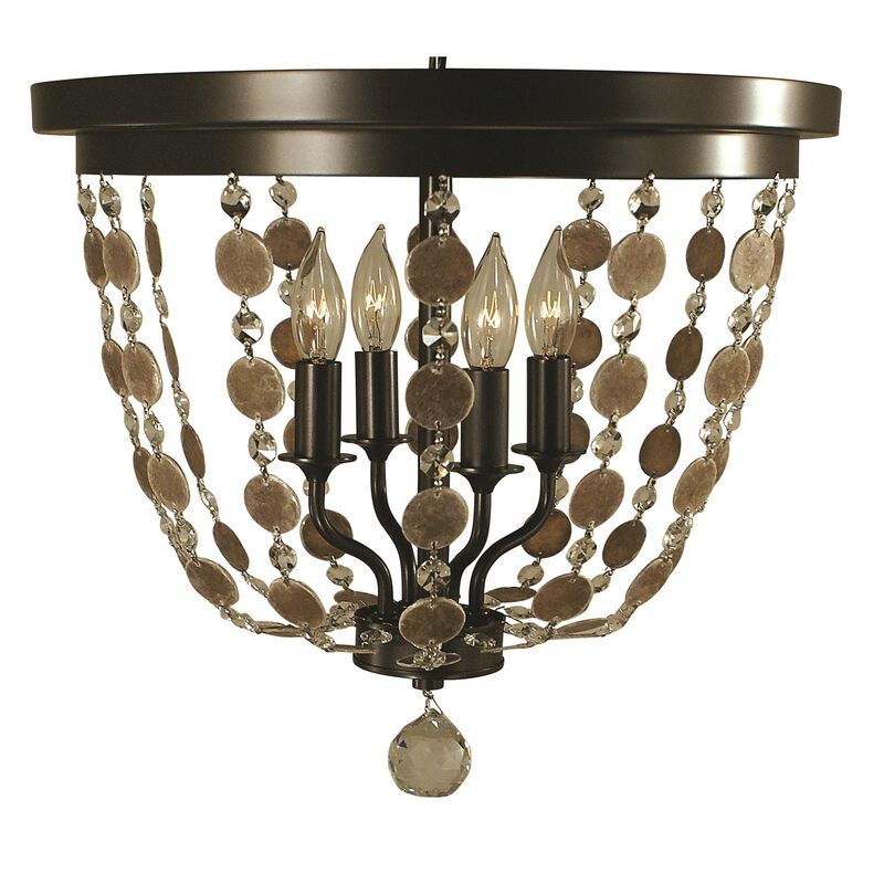 Naomi 15 Inch 4 Light Flush Mount by Framburg