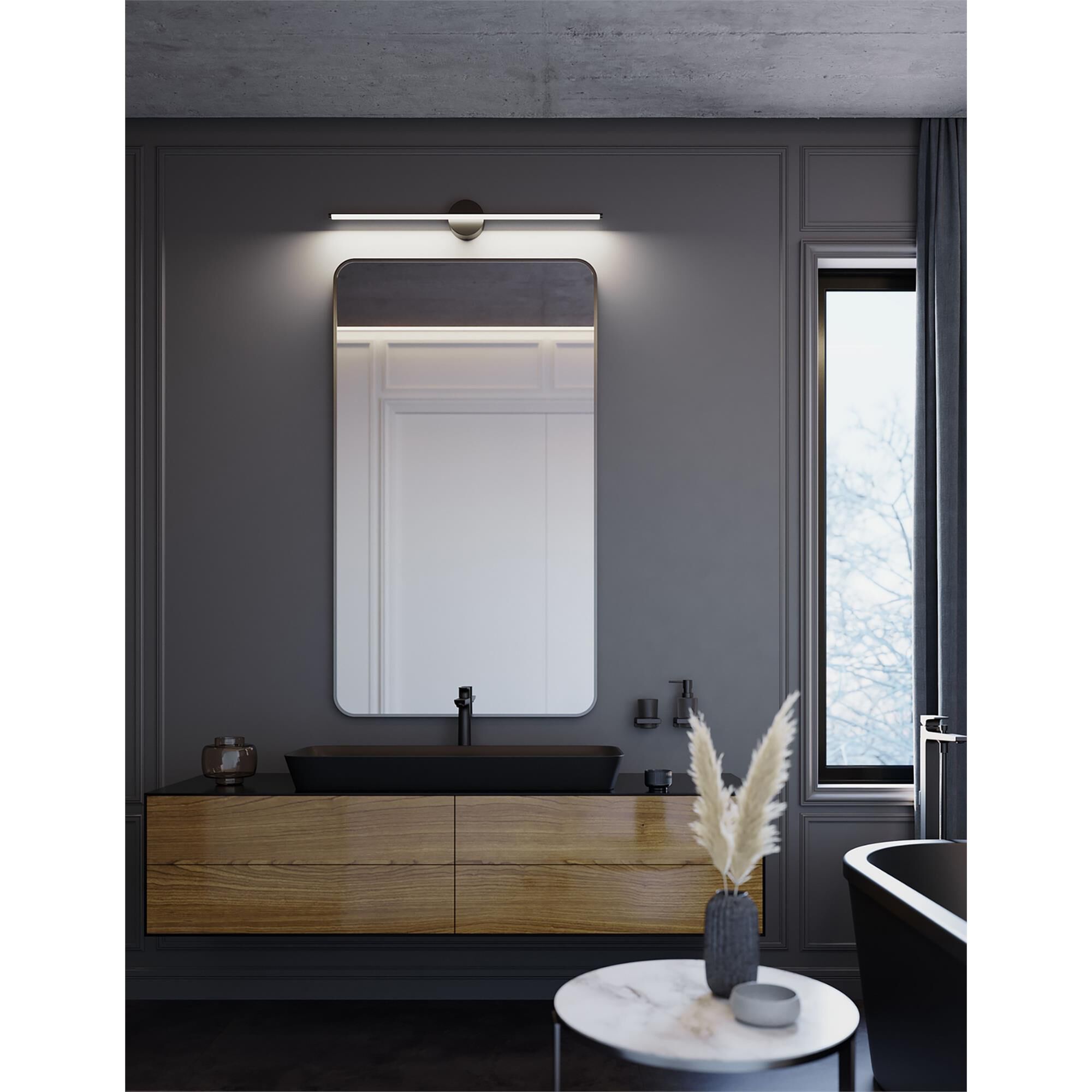 Shown in Satin Nickel finish and White shade