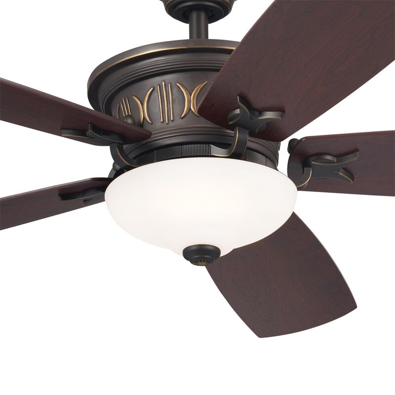 Crescent 56 Inch Ceiling Fan with Light Kit by Kichler Lighting