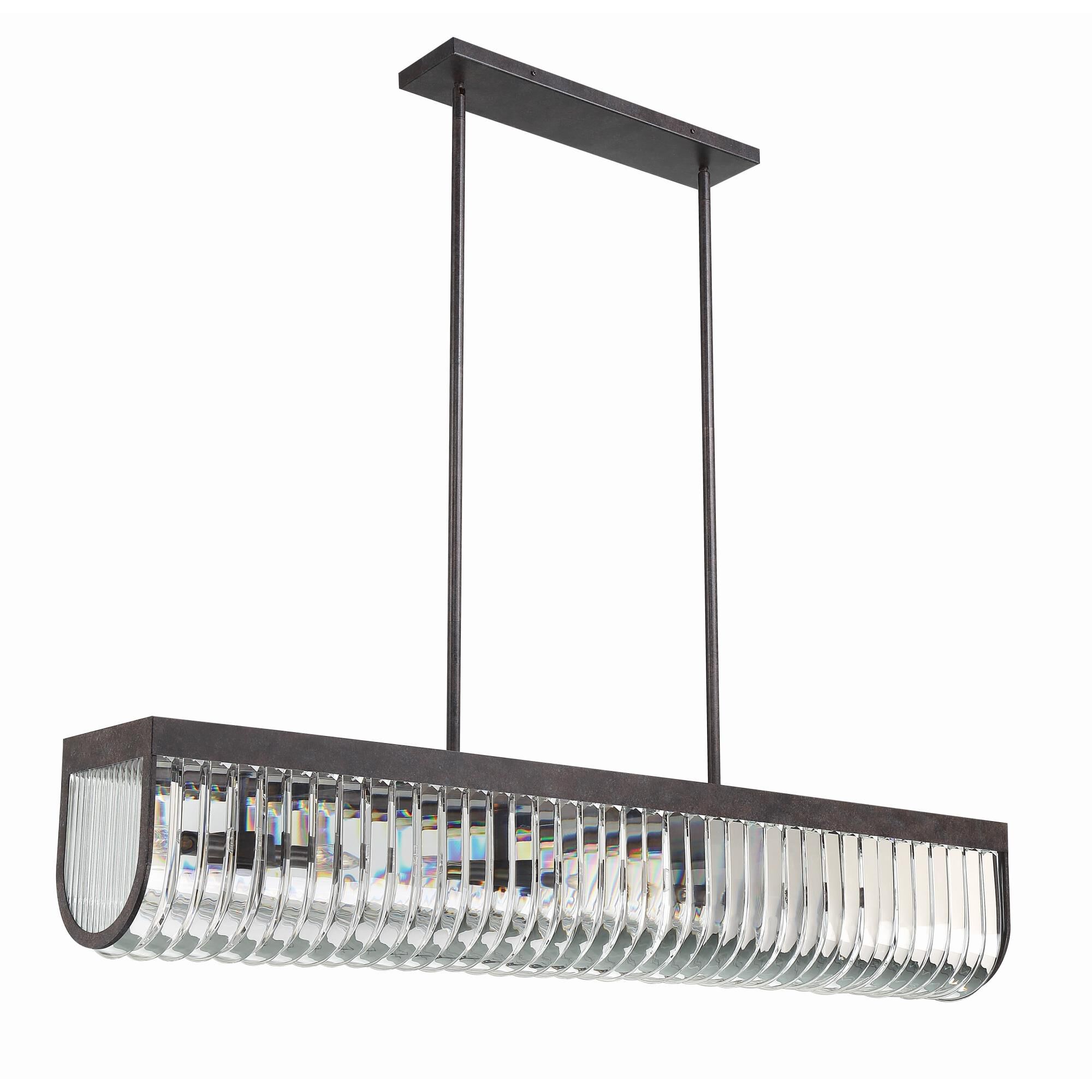 Alister 49 Inch 6 Light Linear Suspension Light by Crystorama