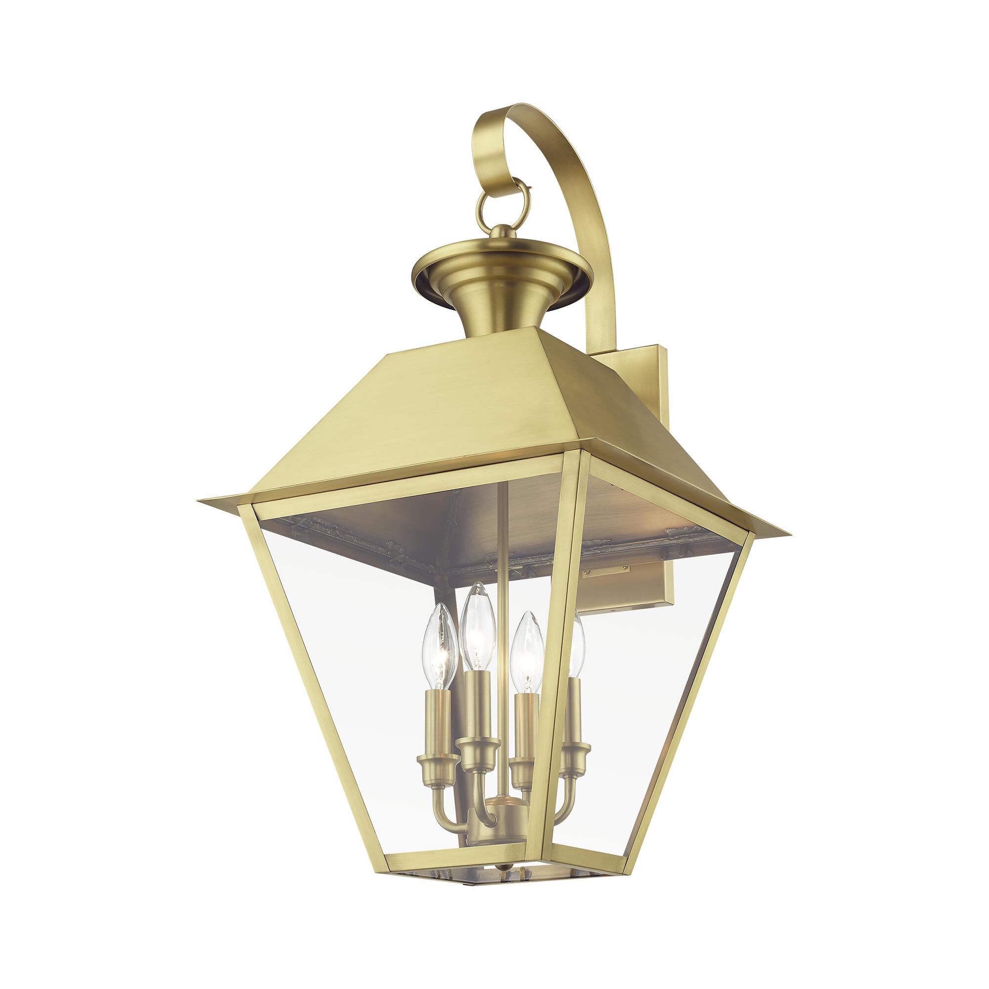 Wentworth 27 Inch Tall 4 Light Outdoor Hanging Lantern by Livex Lighting