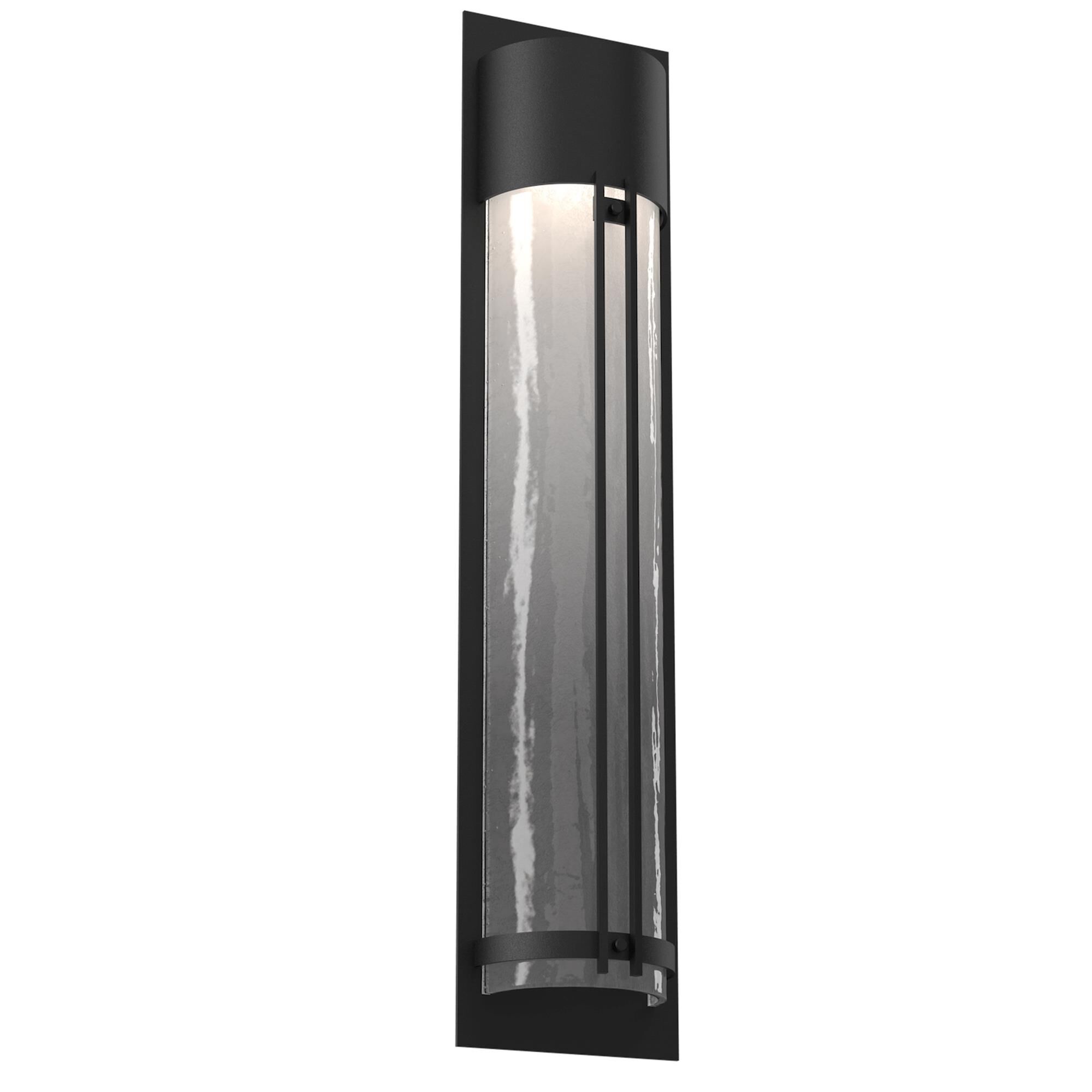 Shown in Textured Black finish and Frosted Granite glass