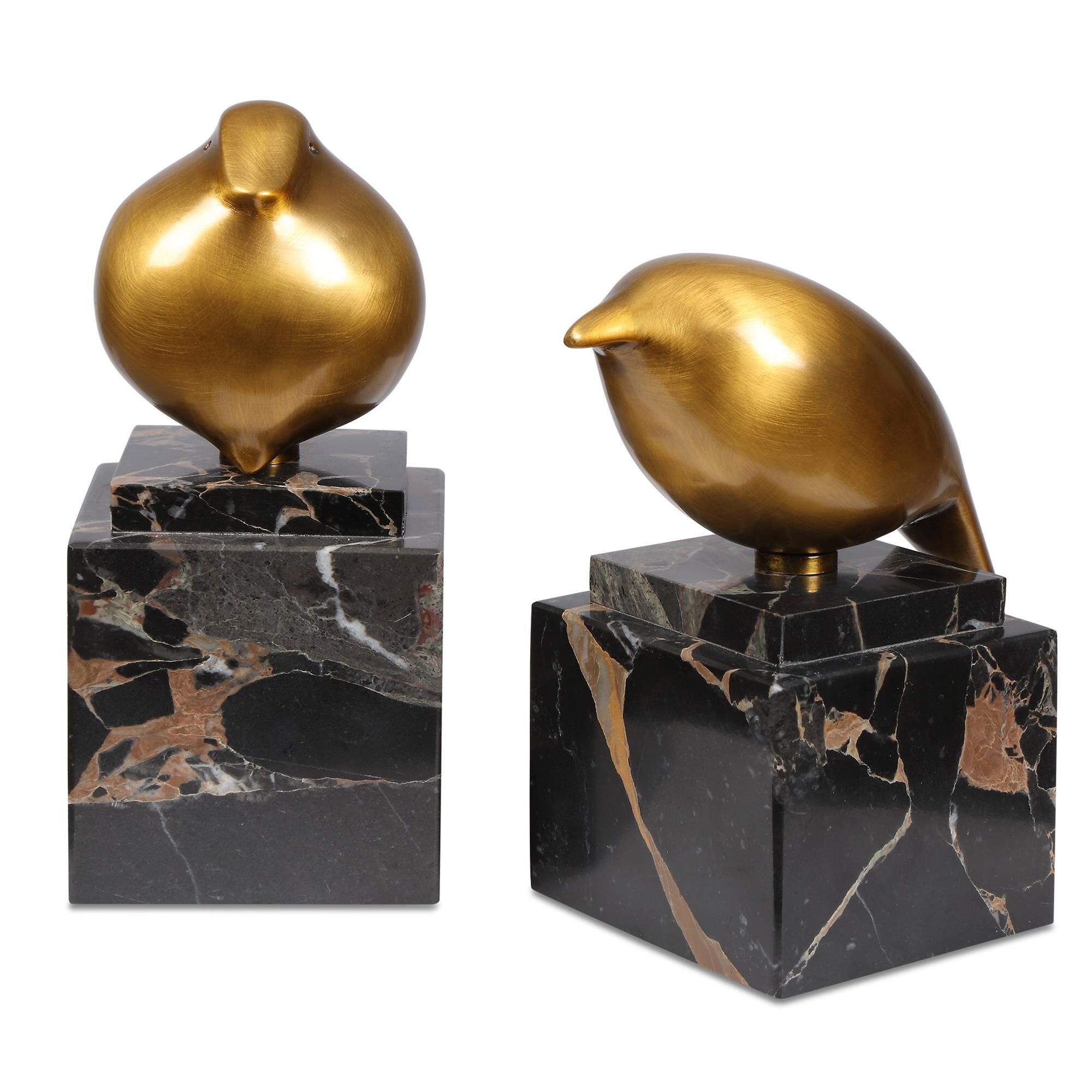 Uttermost Golden Finch Bird Figurines Set/2 Figurine by Uttermost